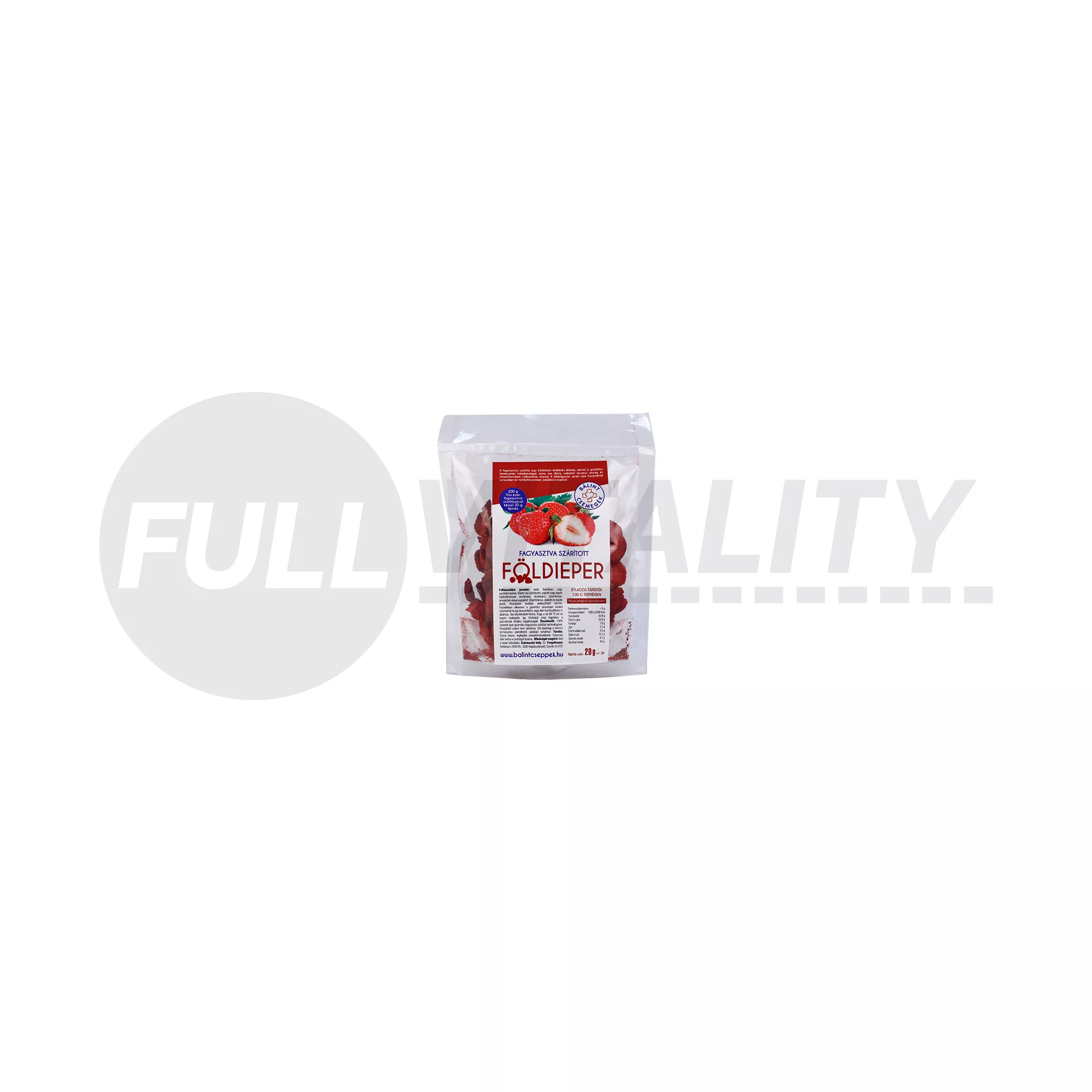 BÁLINT CSEMEGÉK FAGYASZTVA SZÁRÍTOTT FÖLDIEPER 20G