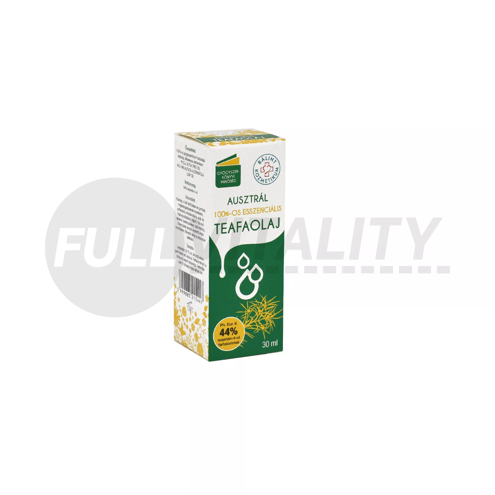 BÁLINT KOZMETIKUM AUSZTRÁL ESSZENCIÁLIS TEAFAOLAJ 30ML