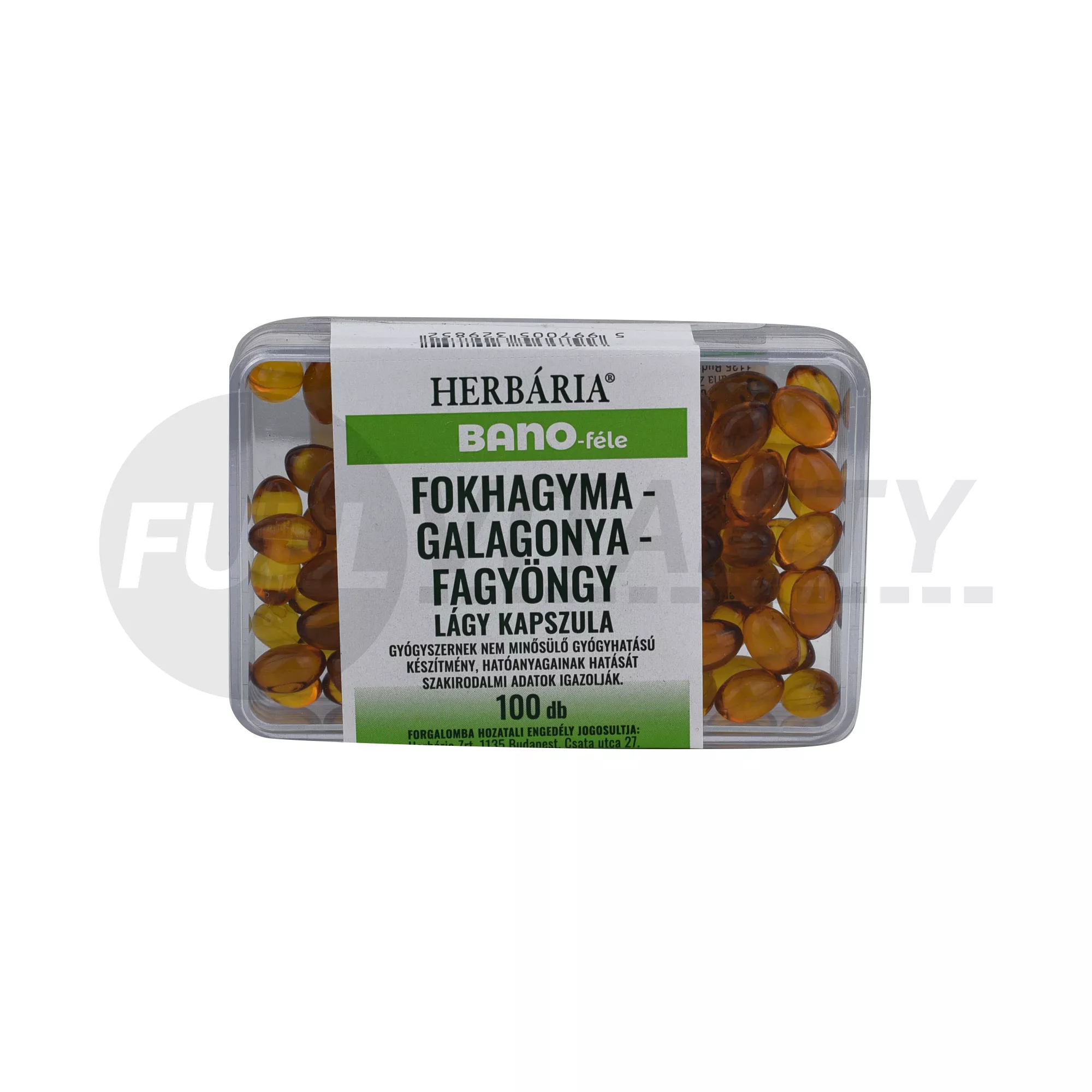 BANO FOKHAGYMA-GALAGONYA-FAGYÖNGY KAPSZULA 100DB