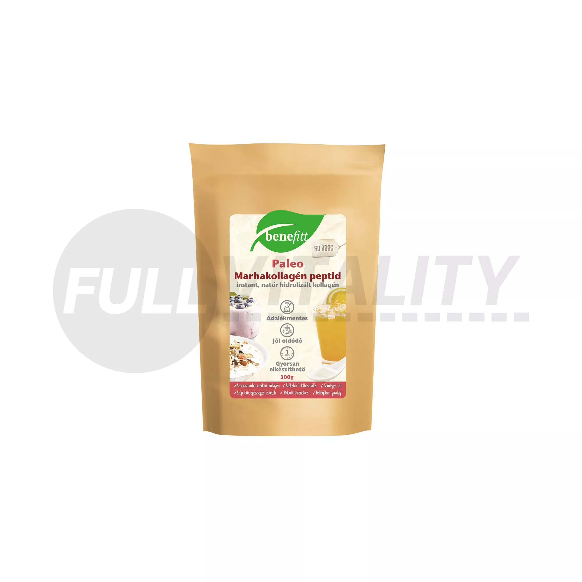 BENEFITT PALEO MARHAKOLLAGÉN PEPTID NATÚR ITALPOR 300G