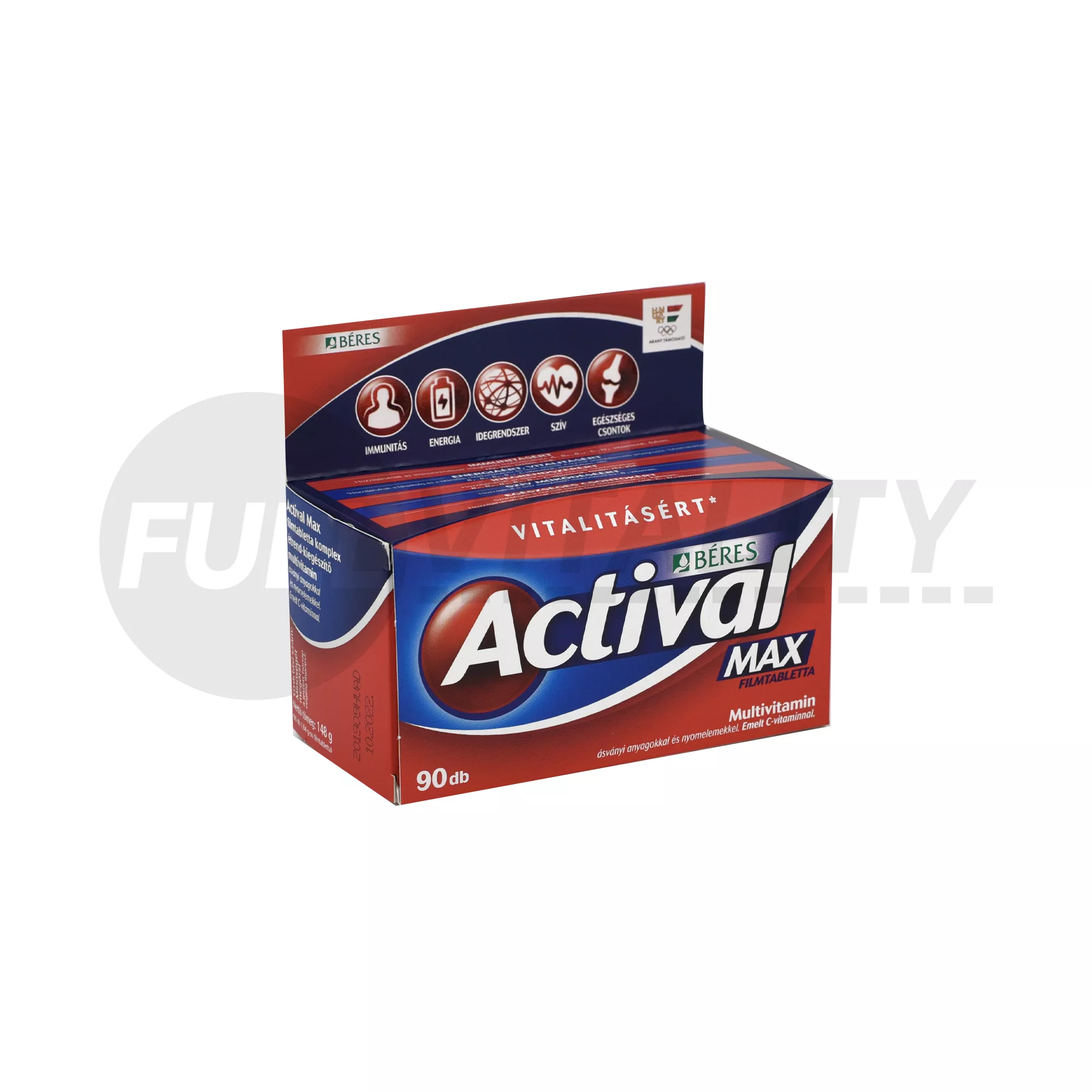 BÉRES ACTIVAL MAX FILMTABLETTA 90DB