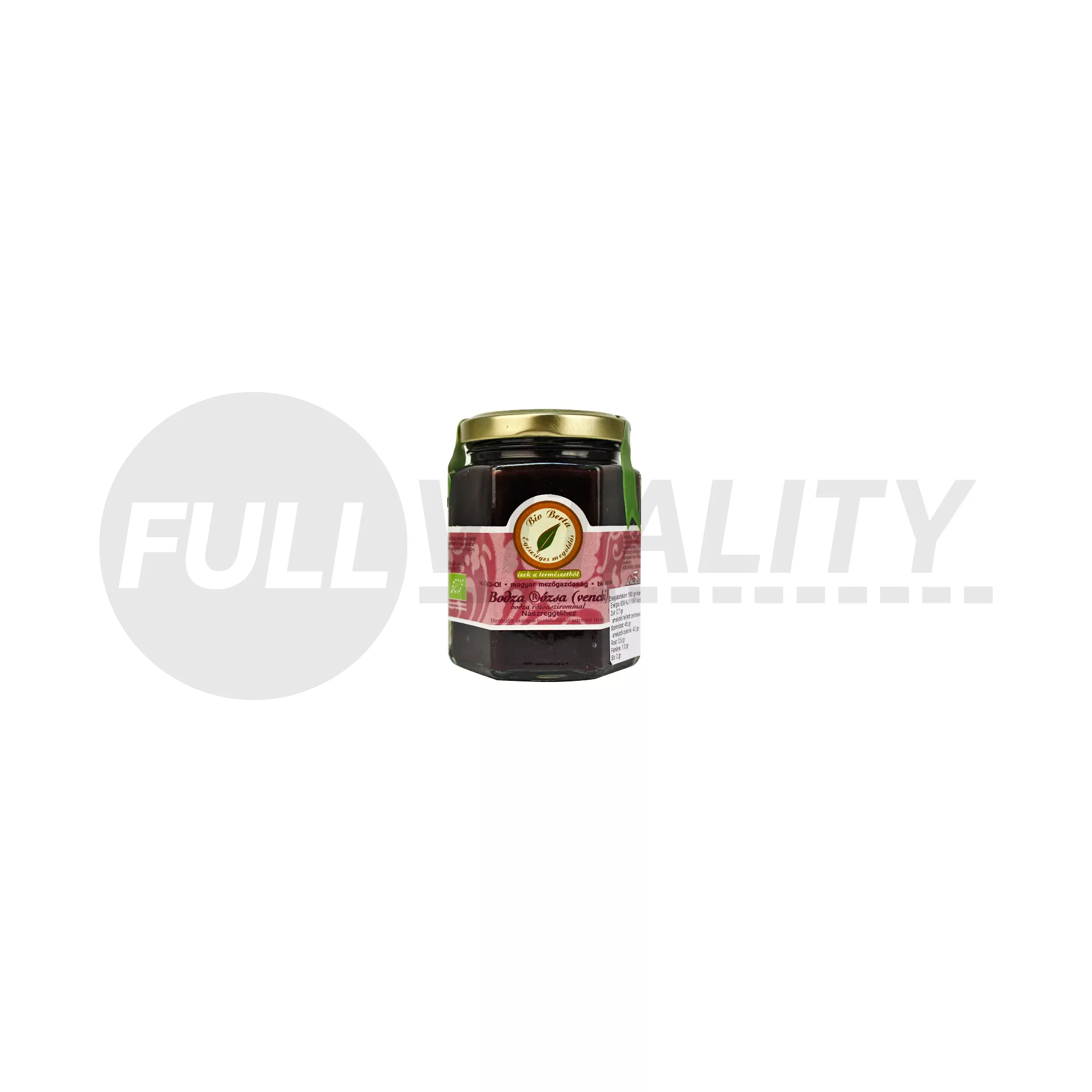 BIO BERTA LEKVÁR BODZA RÓZSA 190G