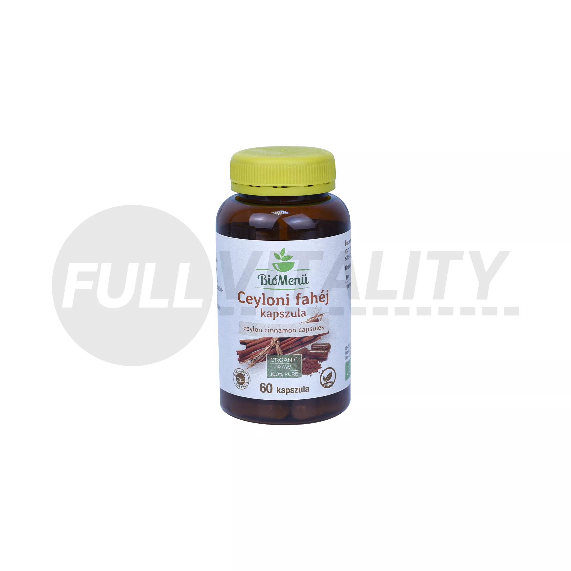 BIO BIOMENÜ CEYLONI FAHÉJ KAPSZULA 60DB
