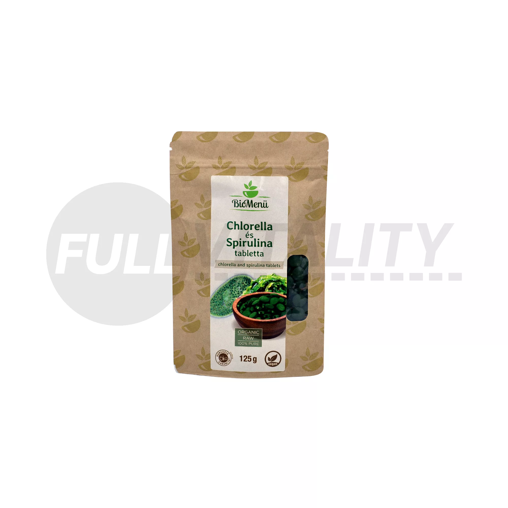 BIO BIOMENÜ CHLORELLA - SPIRULINA ALGA TABLETTA 250DB