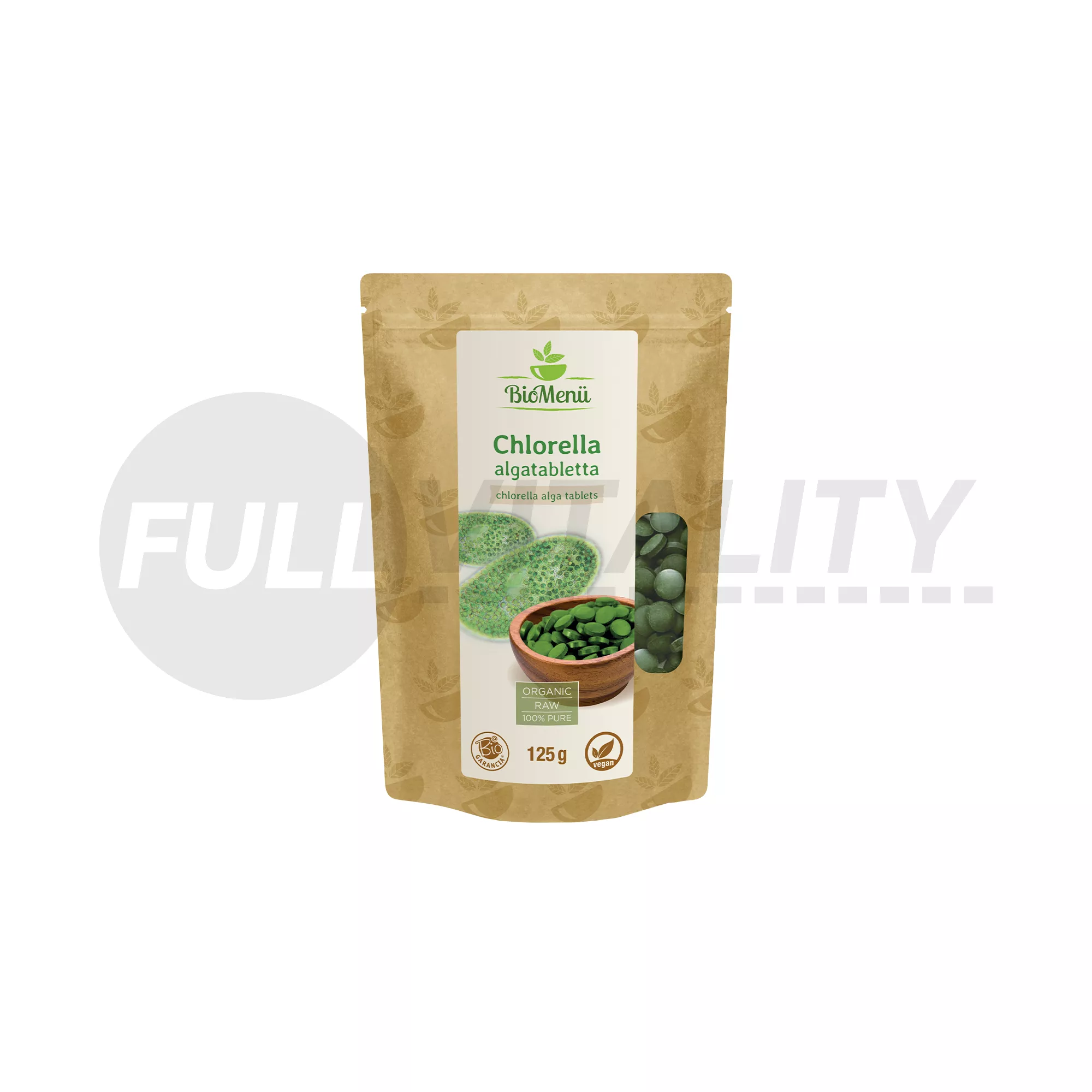 BIO BIOMENÜ CHLORELLA TABLETTA 125G