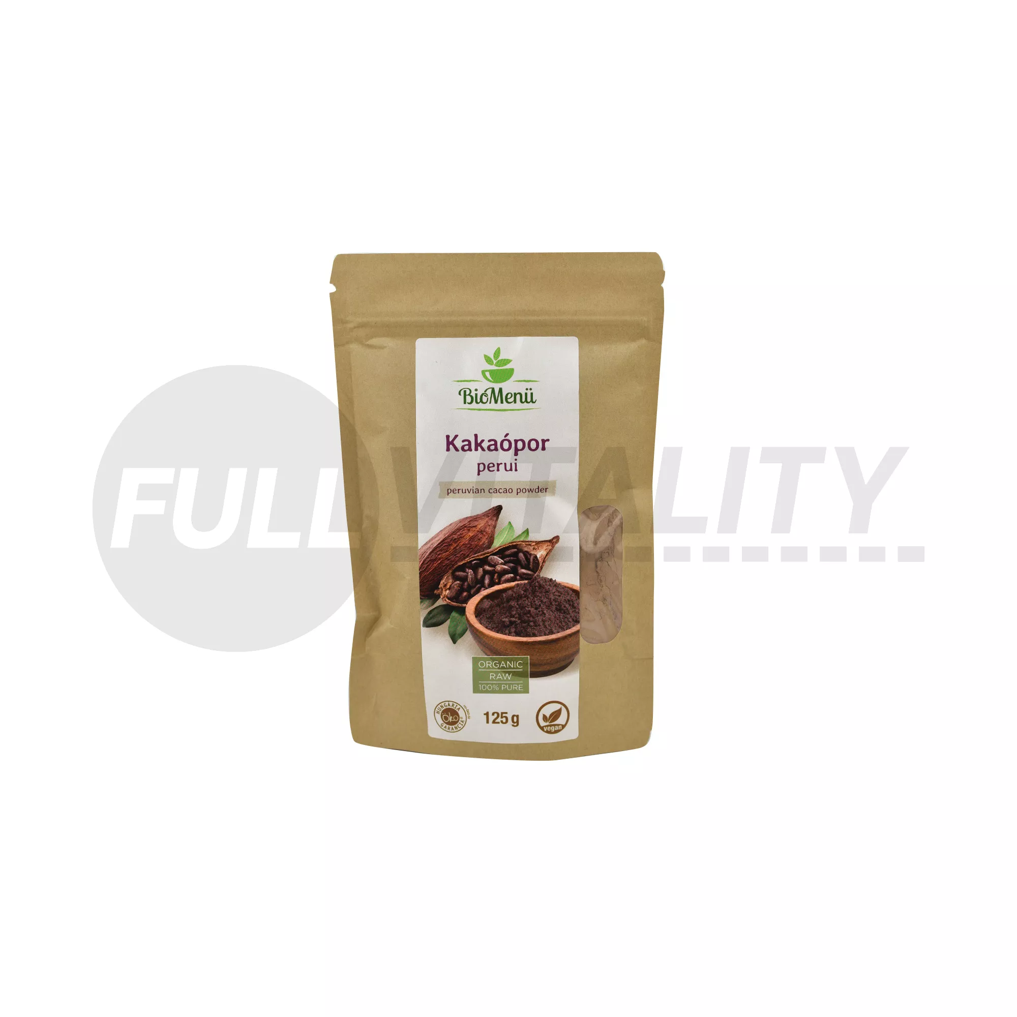 BIO BIOMENÜ PERUI KAKAÓPOR 125G