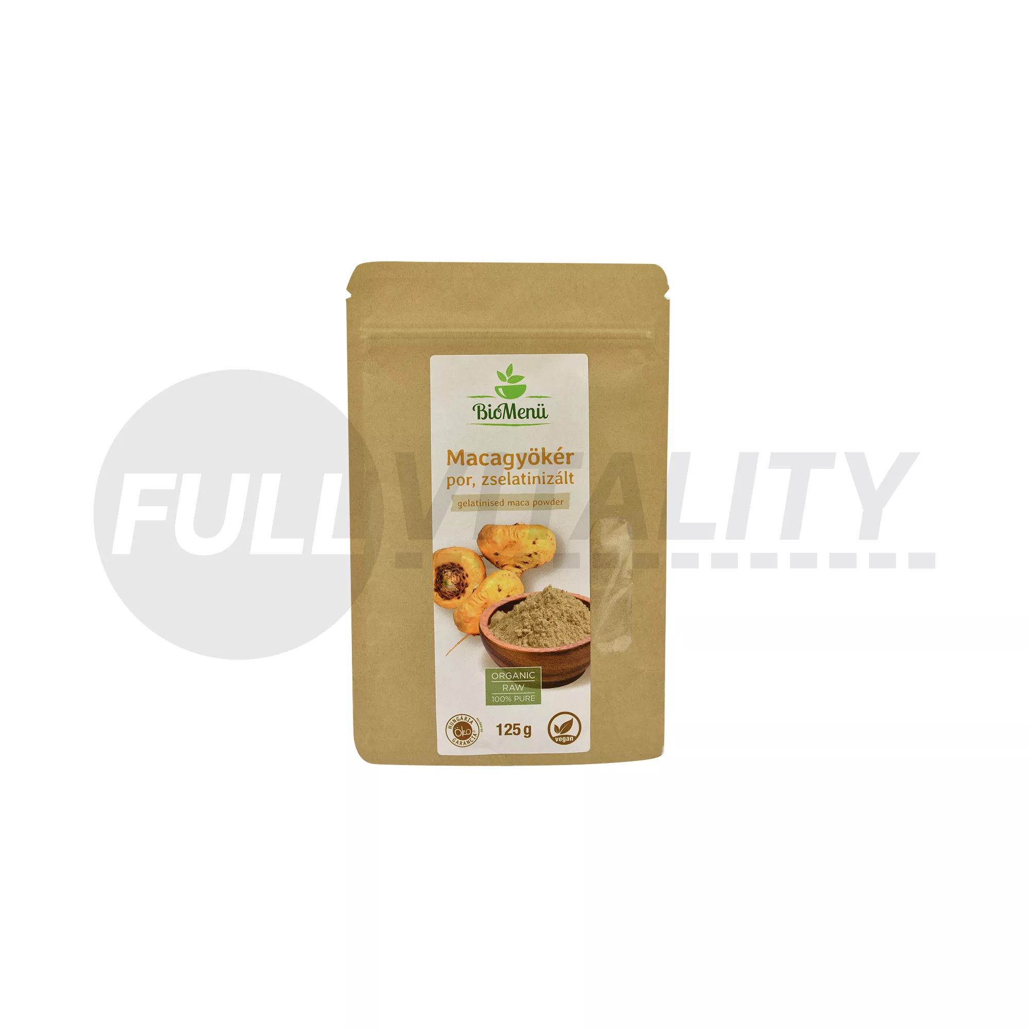 BIO BIOMENÜ ZSELATINIZÁLT MACAGYÖKÉR POR 125G