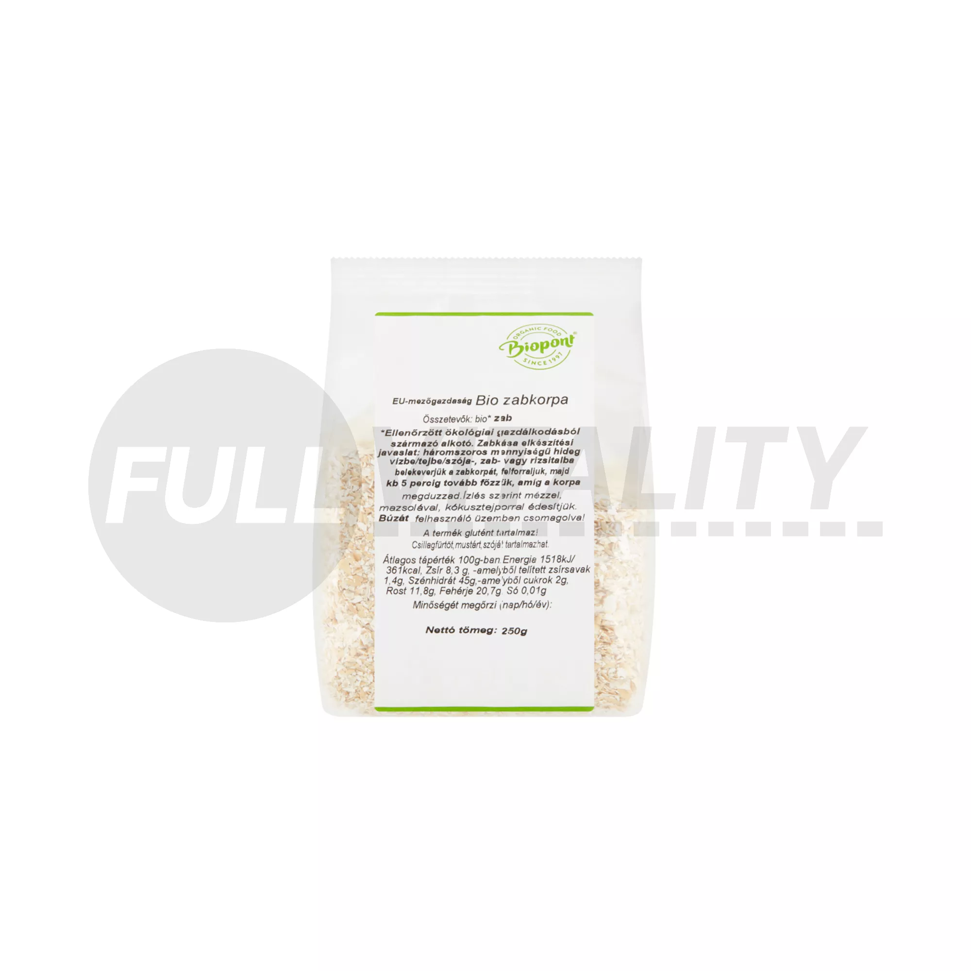 BIO BIOPONT ZABKORPA 250G