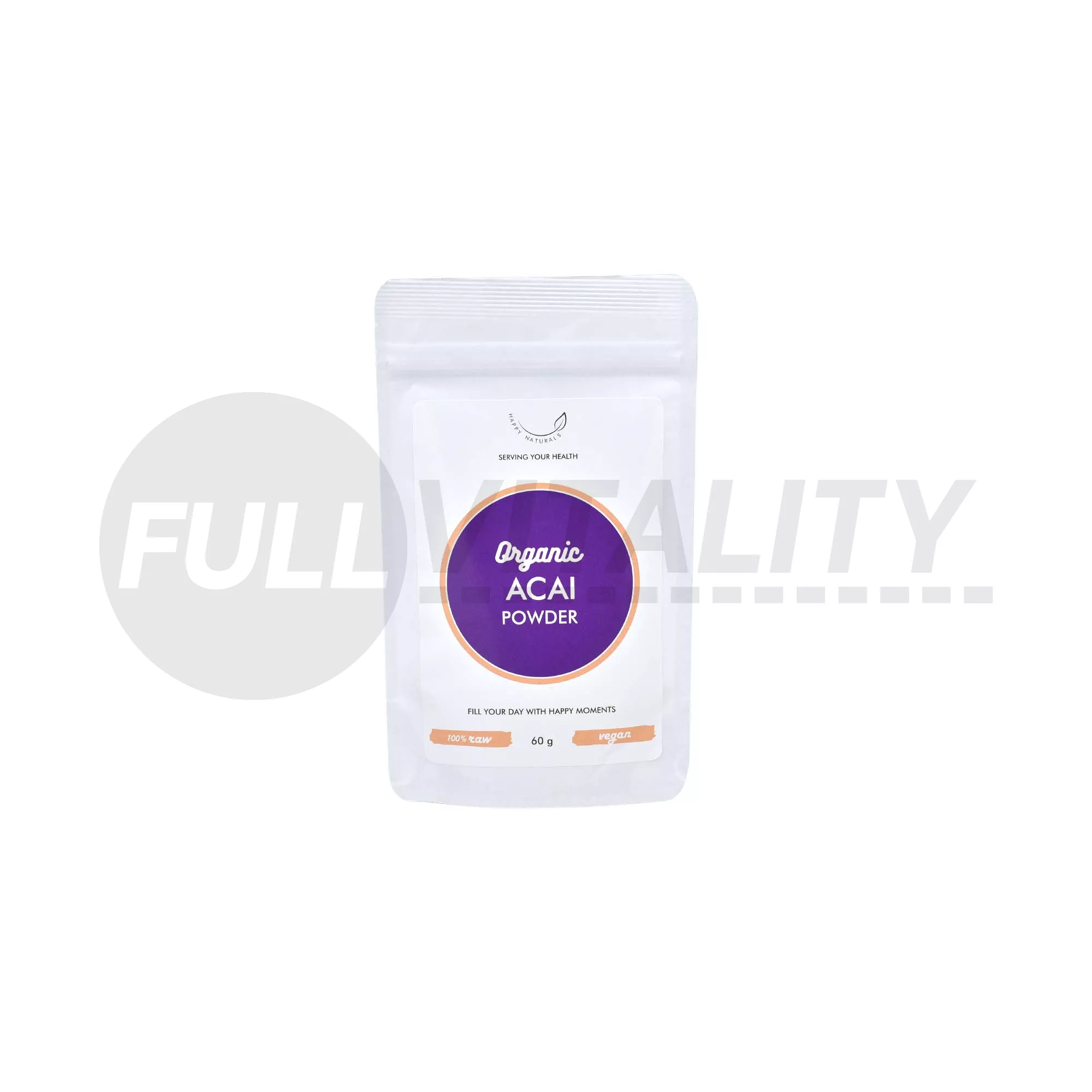 BIO HAPPY NATURALS ORGANIC ACAI POR 60G