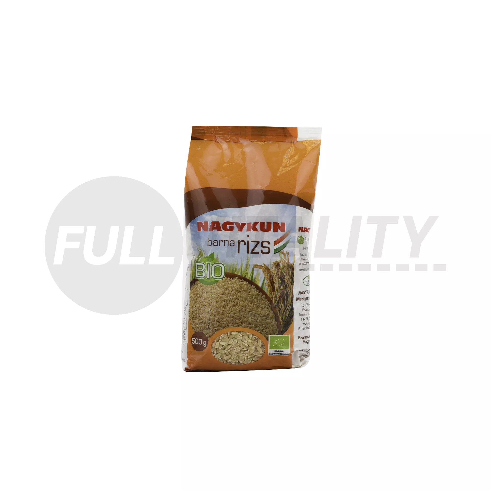 BIO NAGYKUN BARNA RIZS 500G