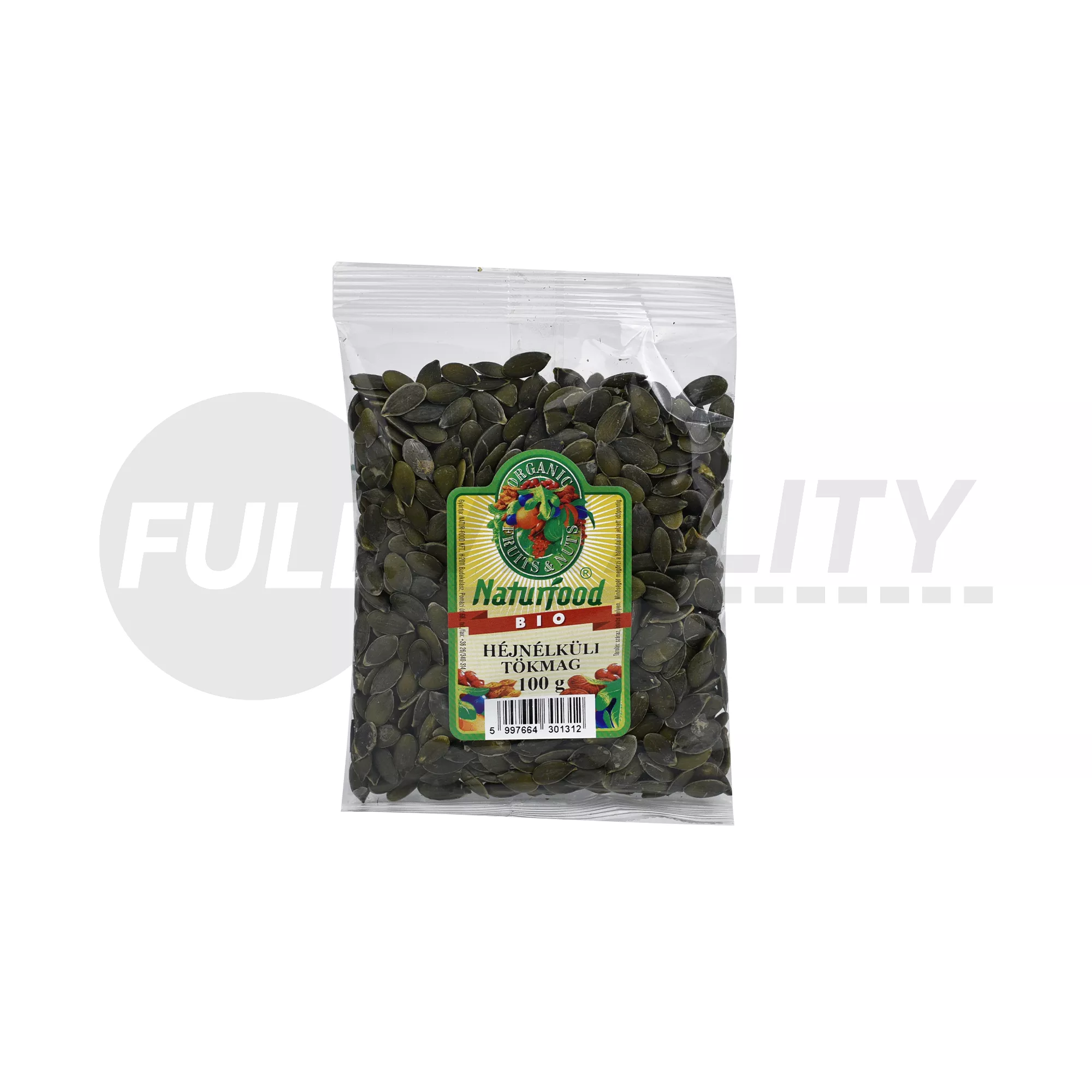 BIO NATURFOOD HÉJNÉLKÜLI TÖKMAG 100G