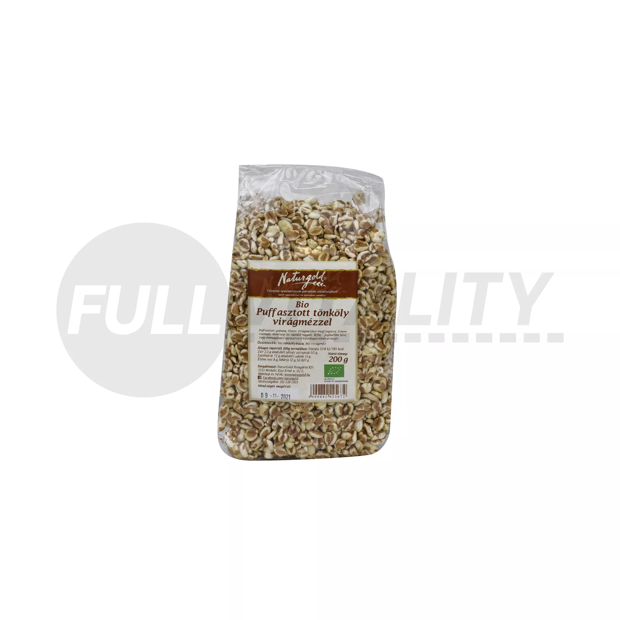 BIO NATURGOLD TÖNKÖLYPUFFANCS MÉZES 200G