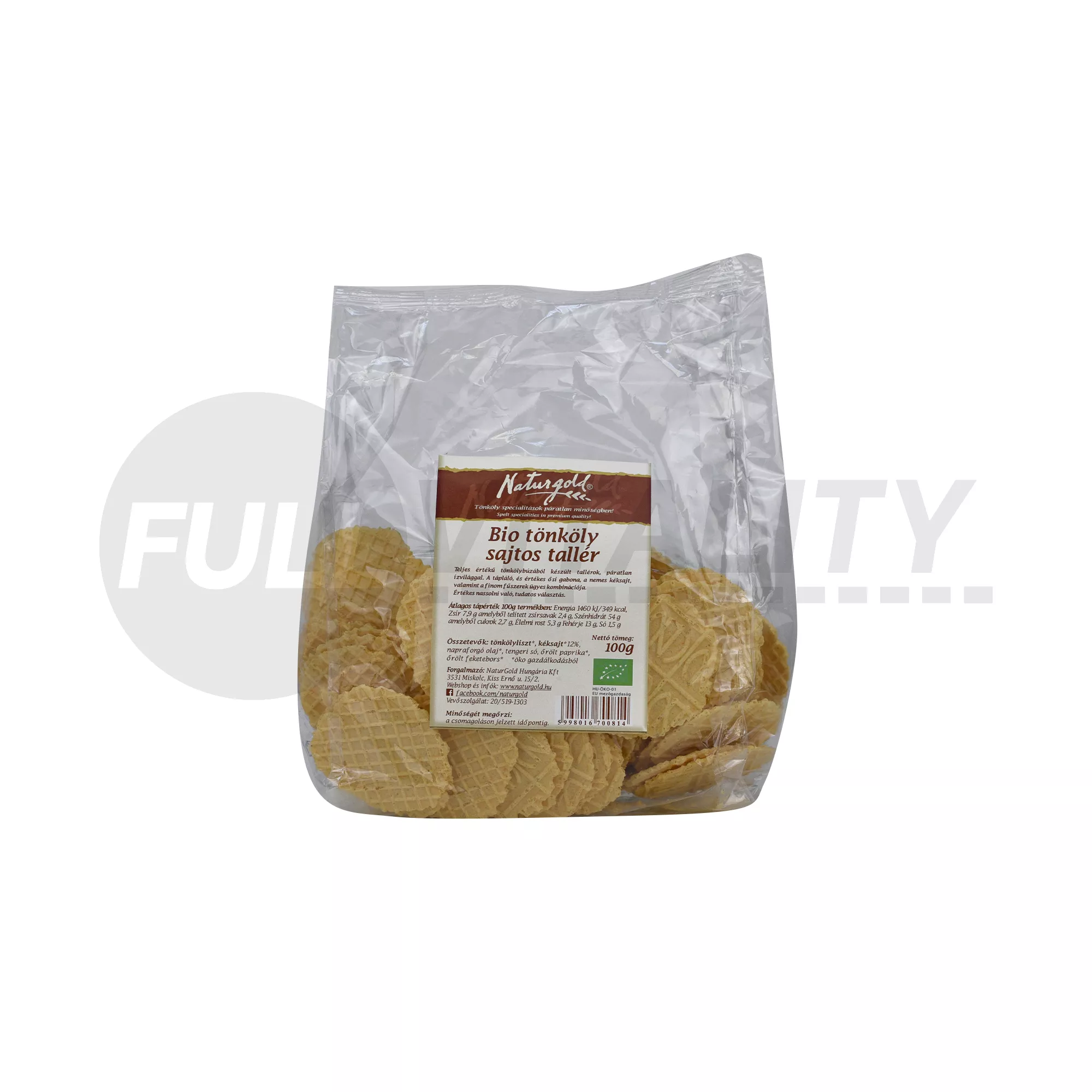 BIO NATURGOLD TÖNKÖLYTALLÉR SAJTOS 100G