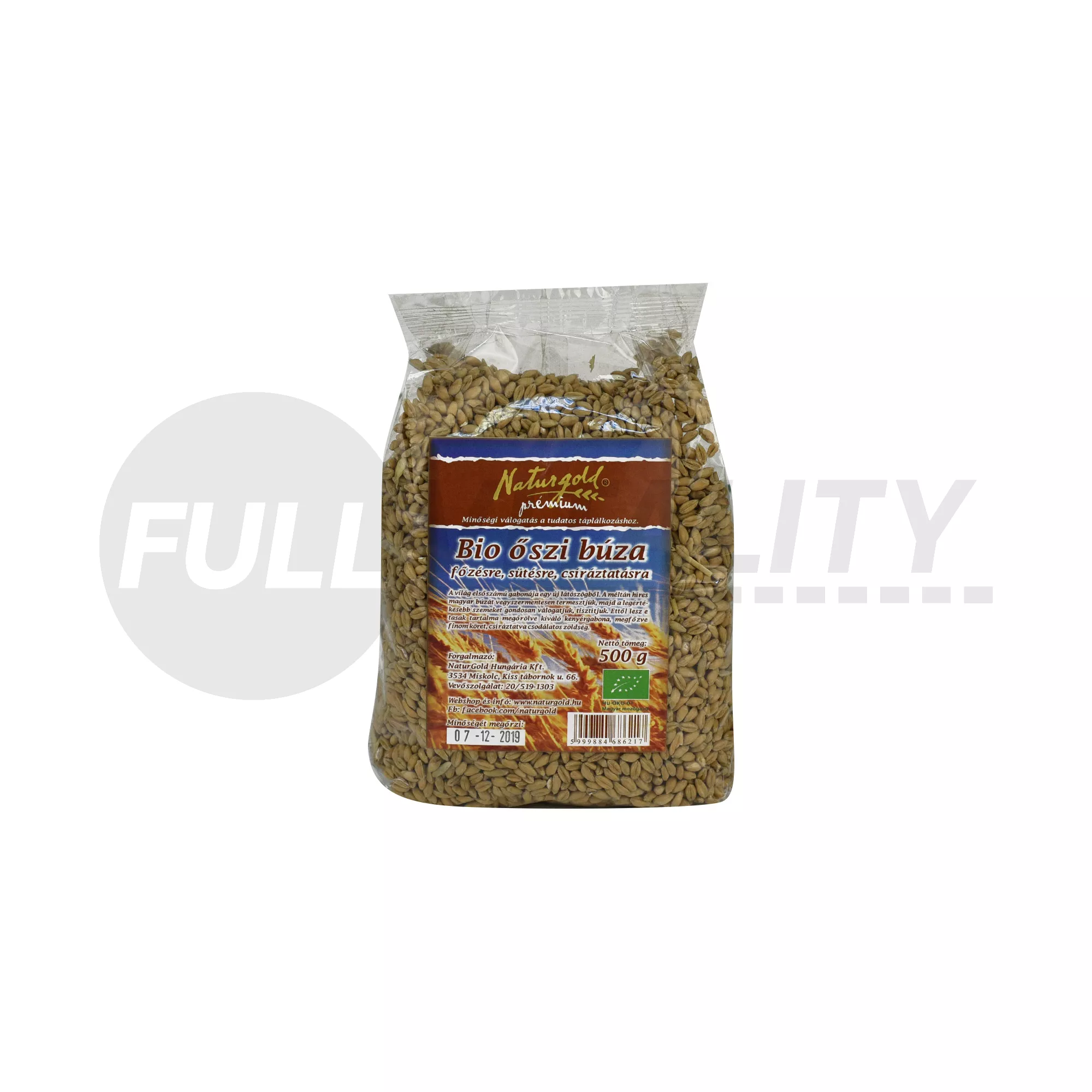 BIO NATURGOLD ŐSZI BÚZA FŐZÉSRE/SÜTÉSRE/CSÍRÁZTATÁSHOZ 500G