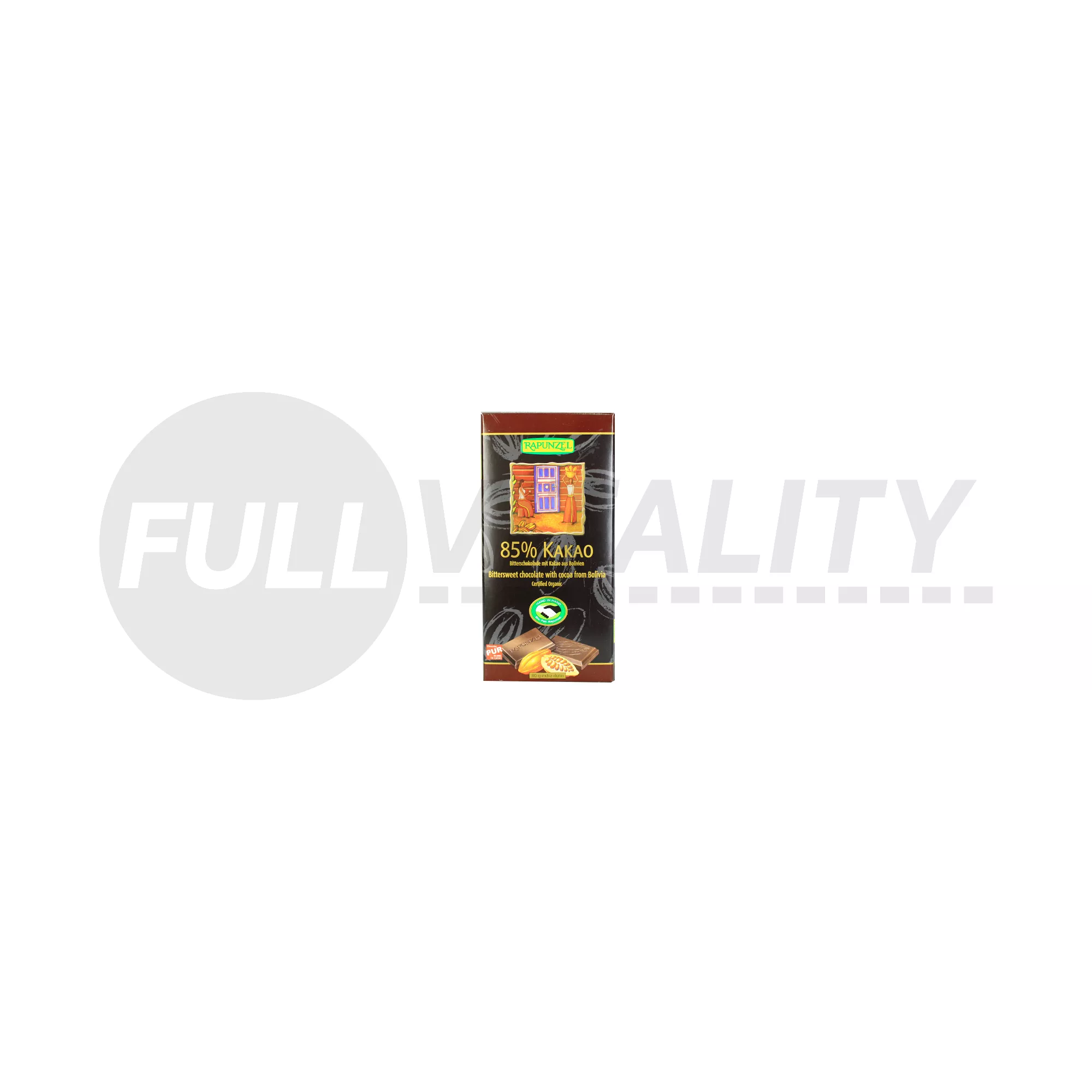 BIO RAPUNZEL KESERŰCSOKOLÁDÉ 85% 80G