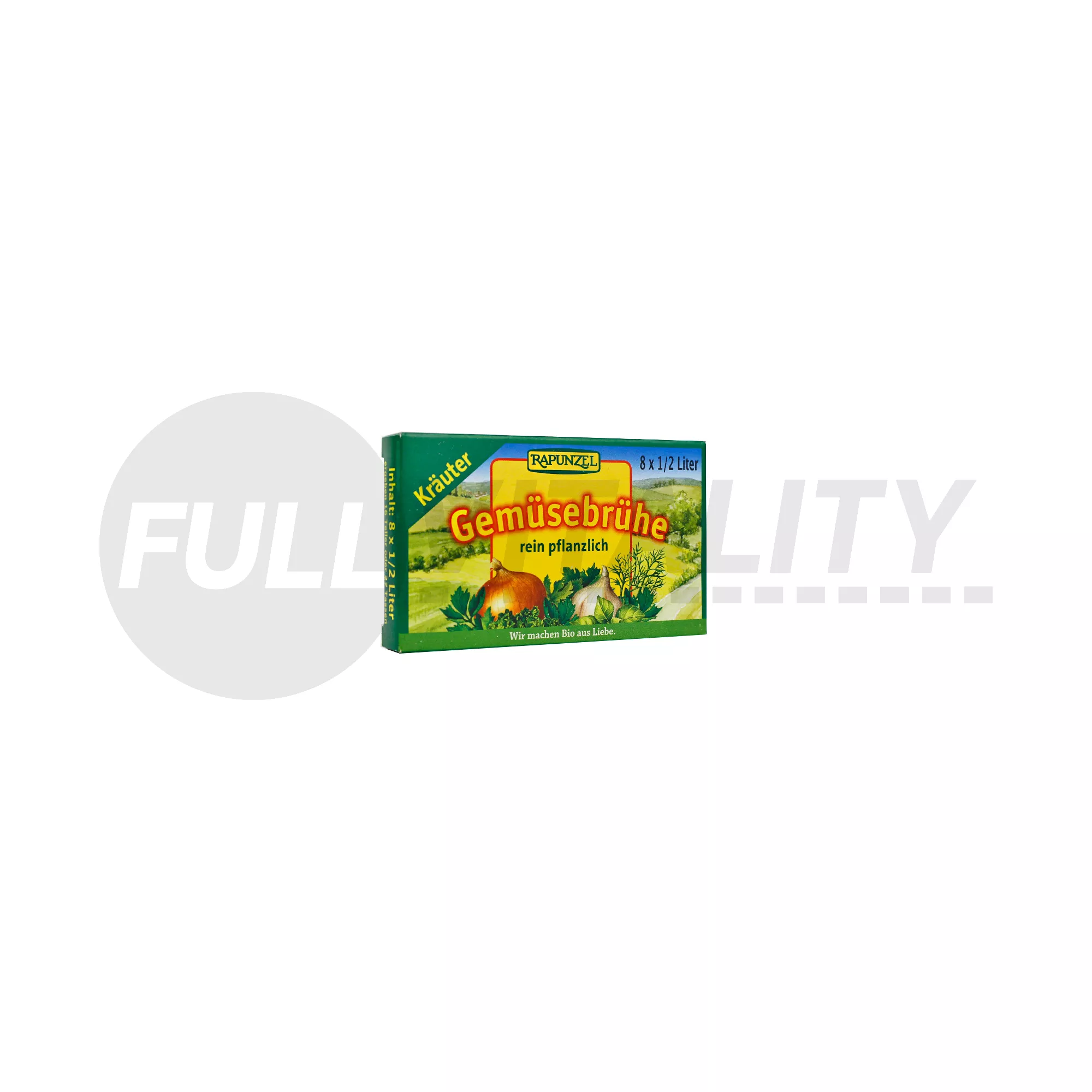 BIO RAPUNZEL ZÖLDSÉGLEVES KOCKA ZÖLDFŰSZEREKKEL 68G