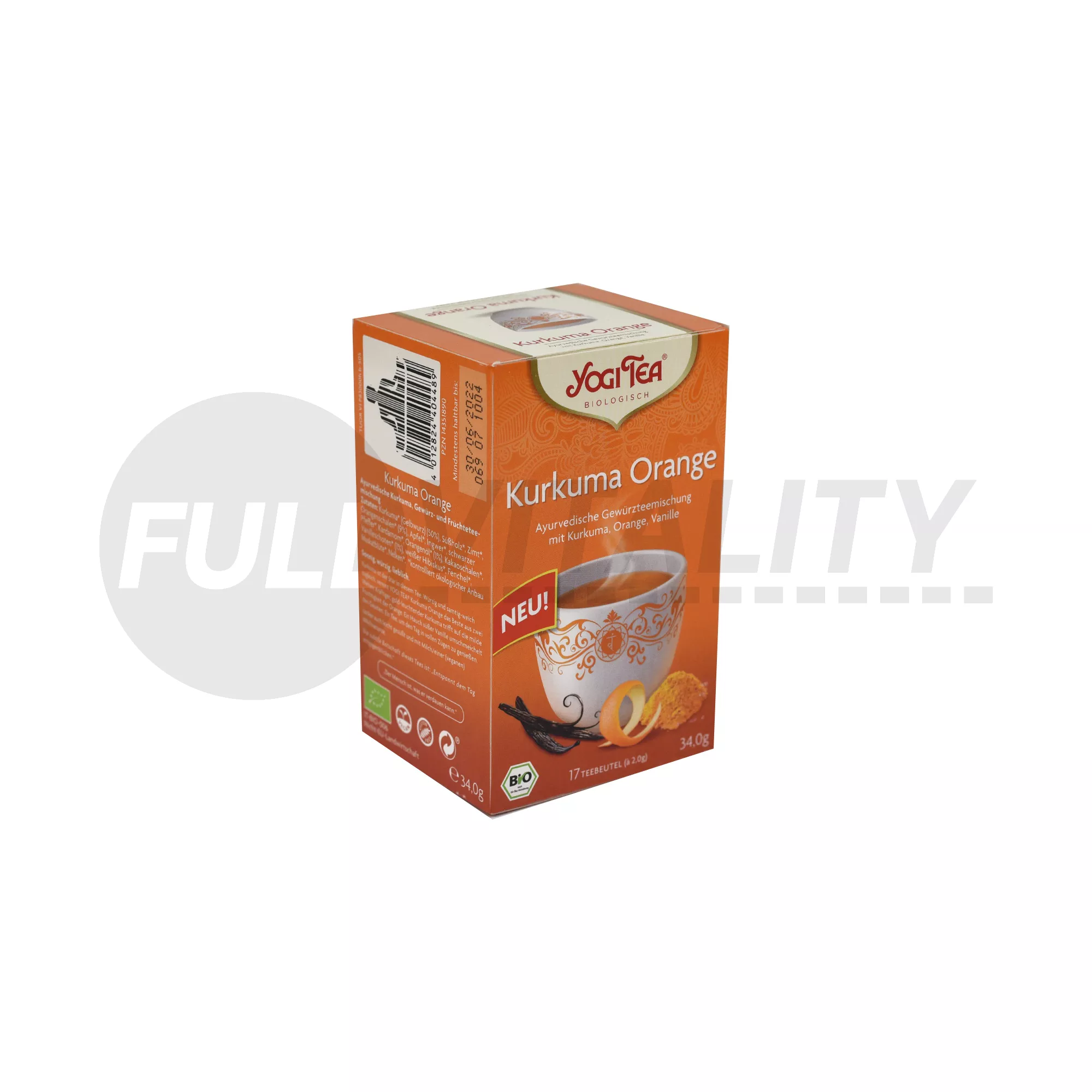 BIO YOGI TEA KURKUMA-NARANCS 17DB