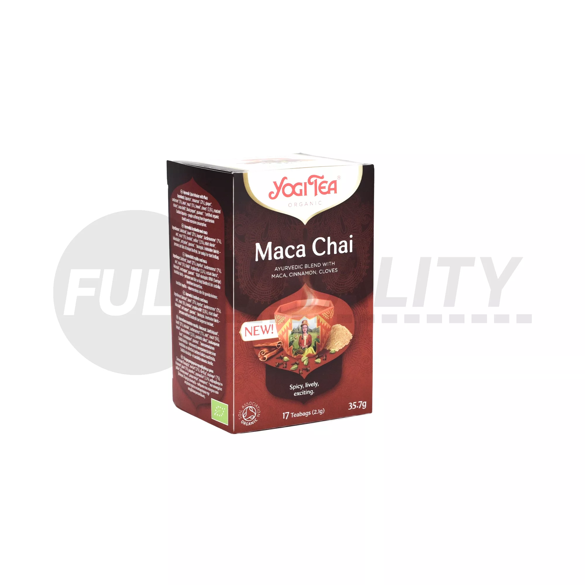 BIO YOGI TEA MACA CHAI 17DB