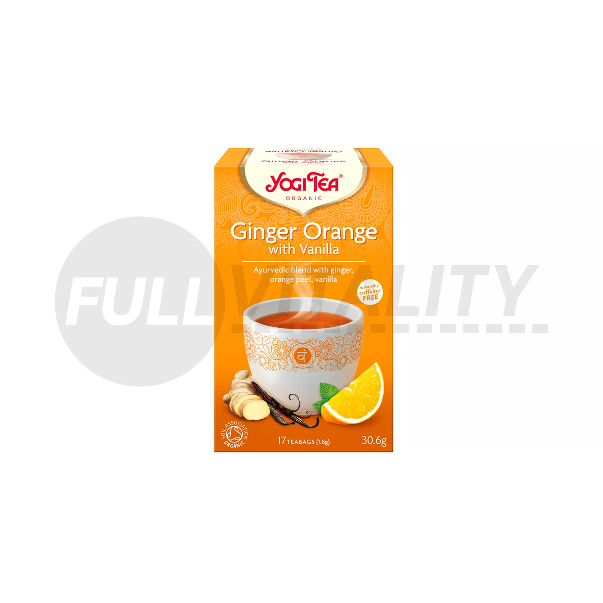 BIO YOGI TEA NARANCSOS GYÖMBÉRTEA VANÍLIÁVAL 17DB