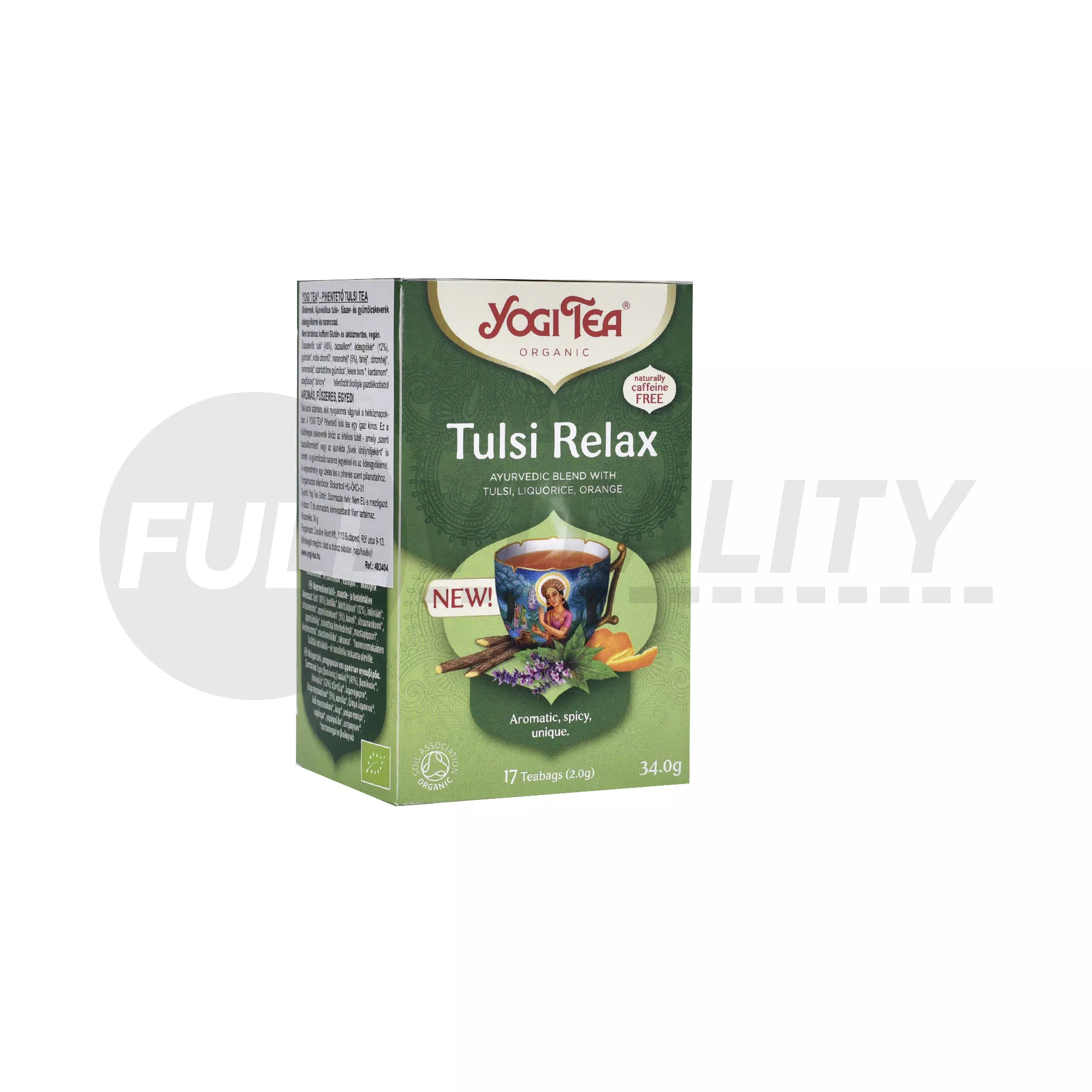 BIO YOGI TEA PIHENTETŐ TULSI 17DB