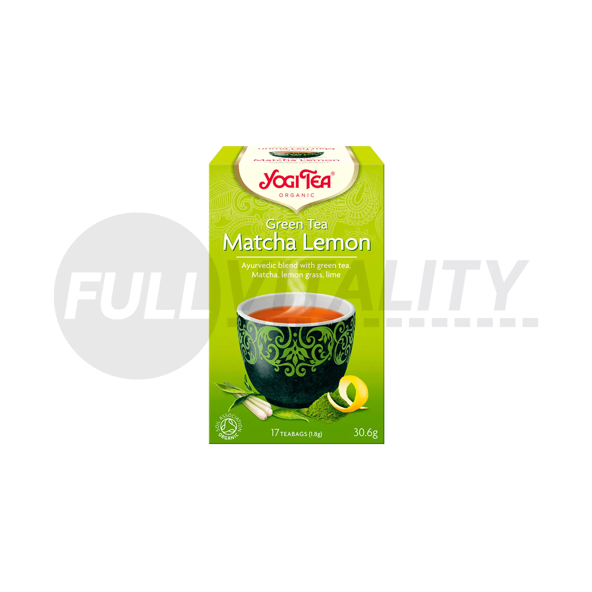 BIO YOGI TEA ZÖLD TEA MATCHA-CITROM 17DB