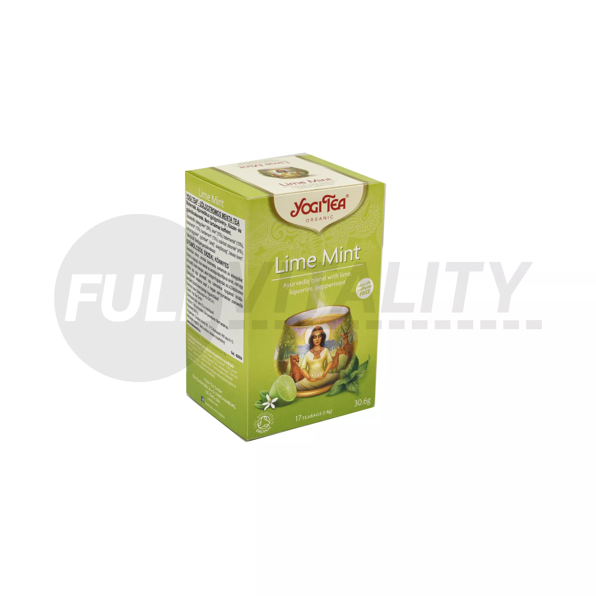 BIO YOGI TEA ZÖLDCITROMOS-MENTA 17DB