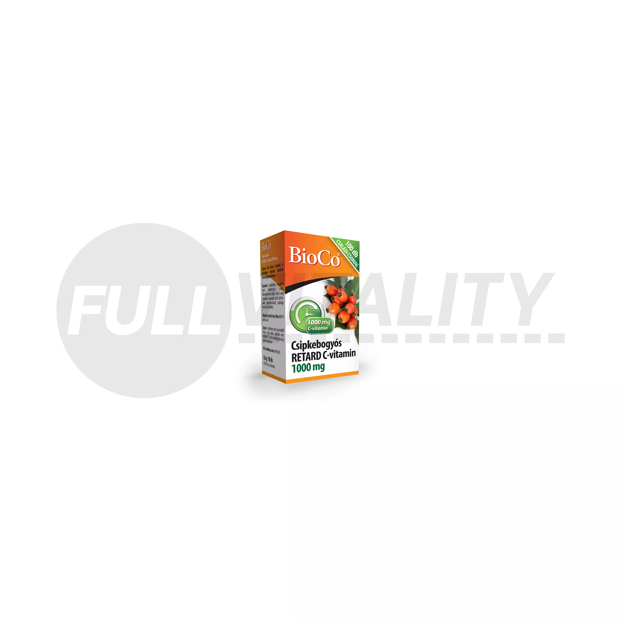 BIOCO CSIPKEBOGYÓS RETARD C-VITAMIN 1000MG FILMTABLETTA CSALÁDI CSOMAG 100DB