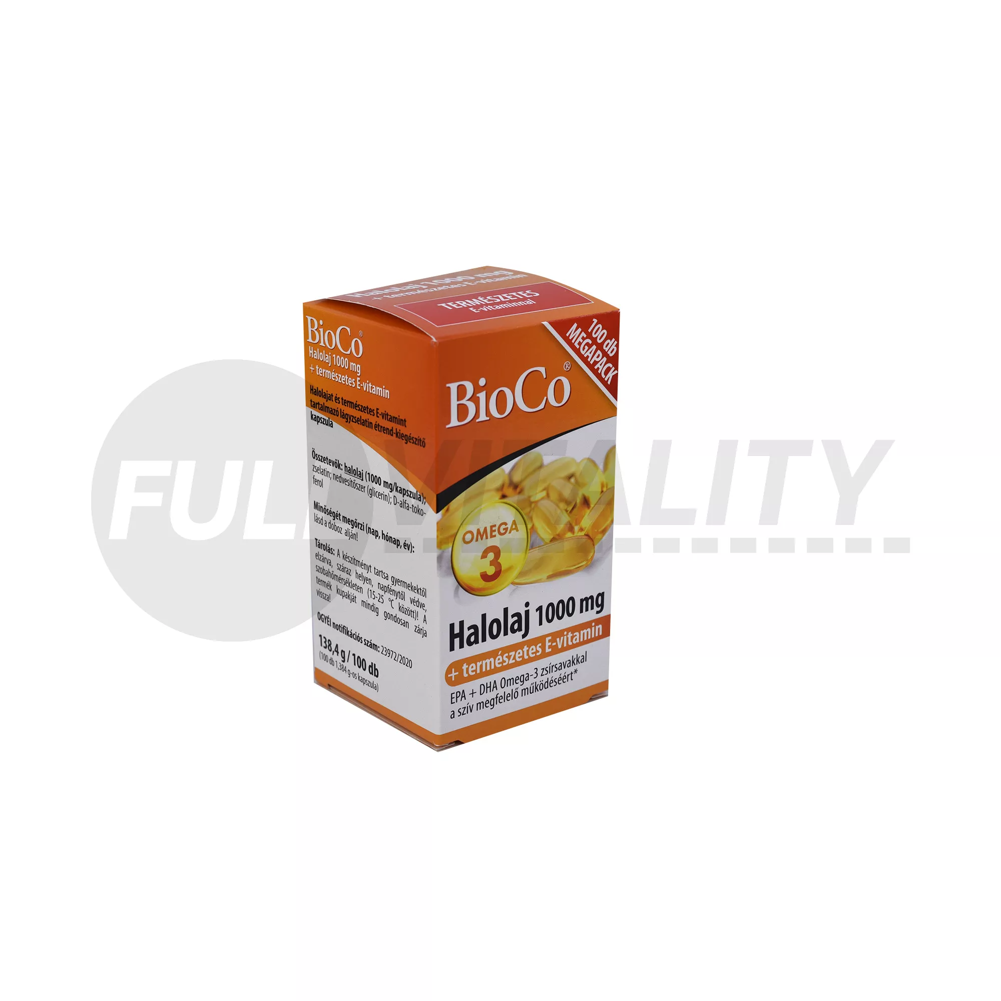 BIOCO HALOLAJ 1000MG 100DB