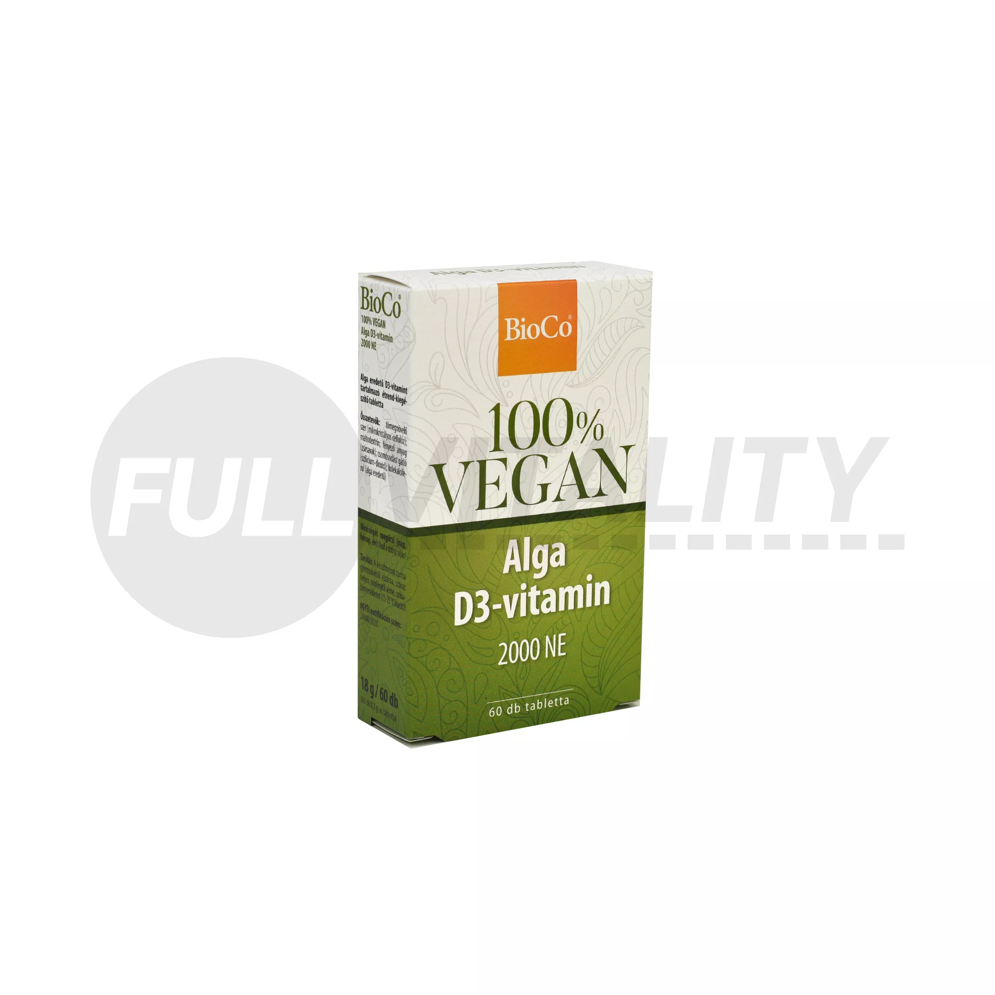 BIOCO VEGAN ALGA D3-VITAMIN 2000NE 60DB
