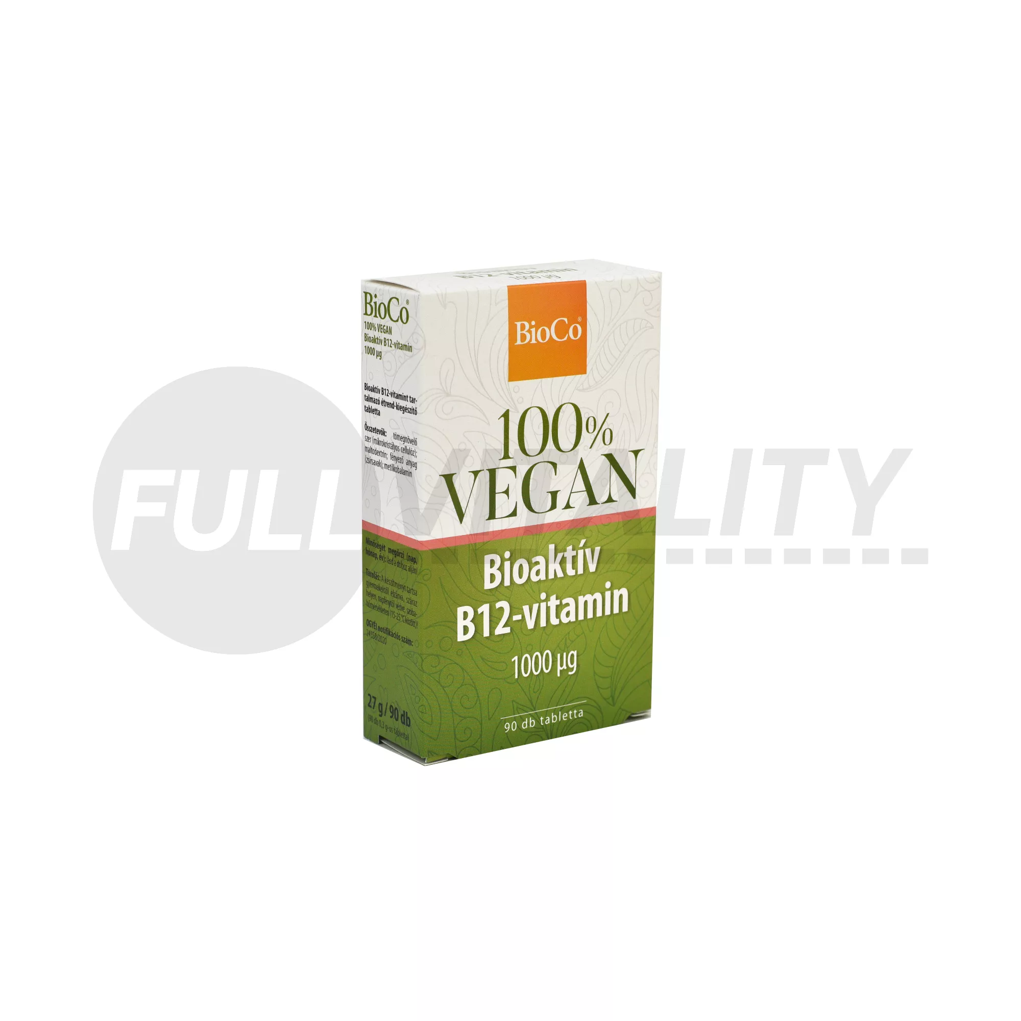 BIOCO VEGAN BIOAKTÍV B12-VITAMIN 90DB