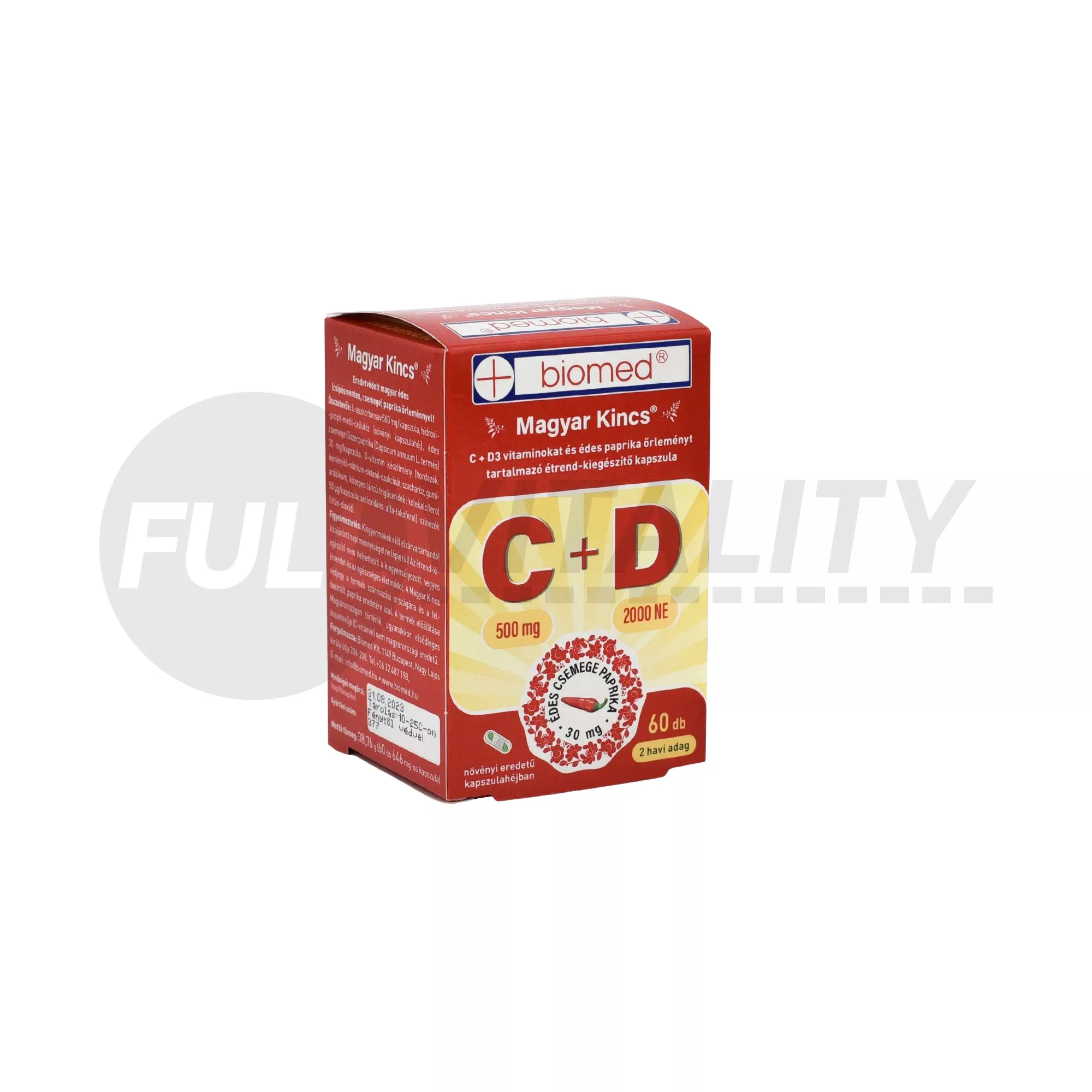 BIOMED MAGYAR KINCS C+D VITAMIN KAPSZULA 60DB