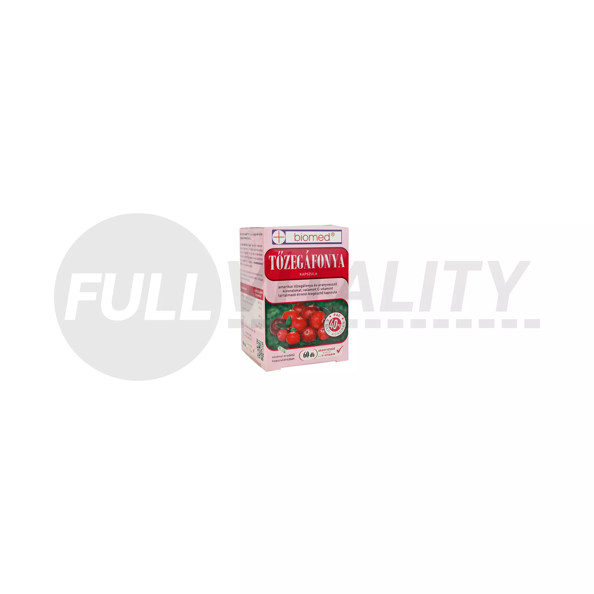 BIOMED TŐZEGÁFONYA KAPSZULA 60DB