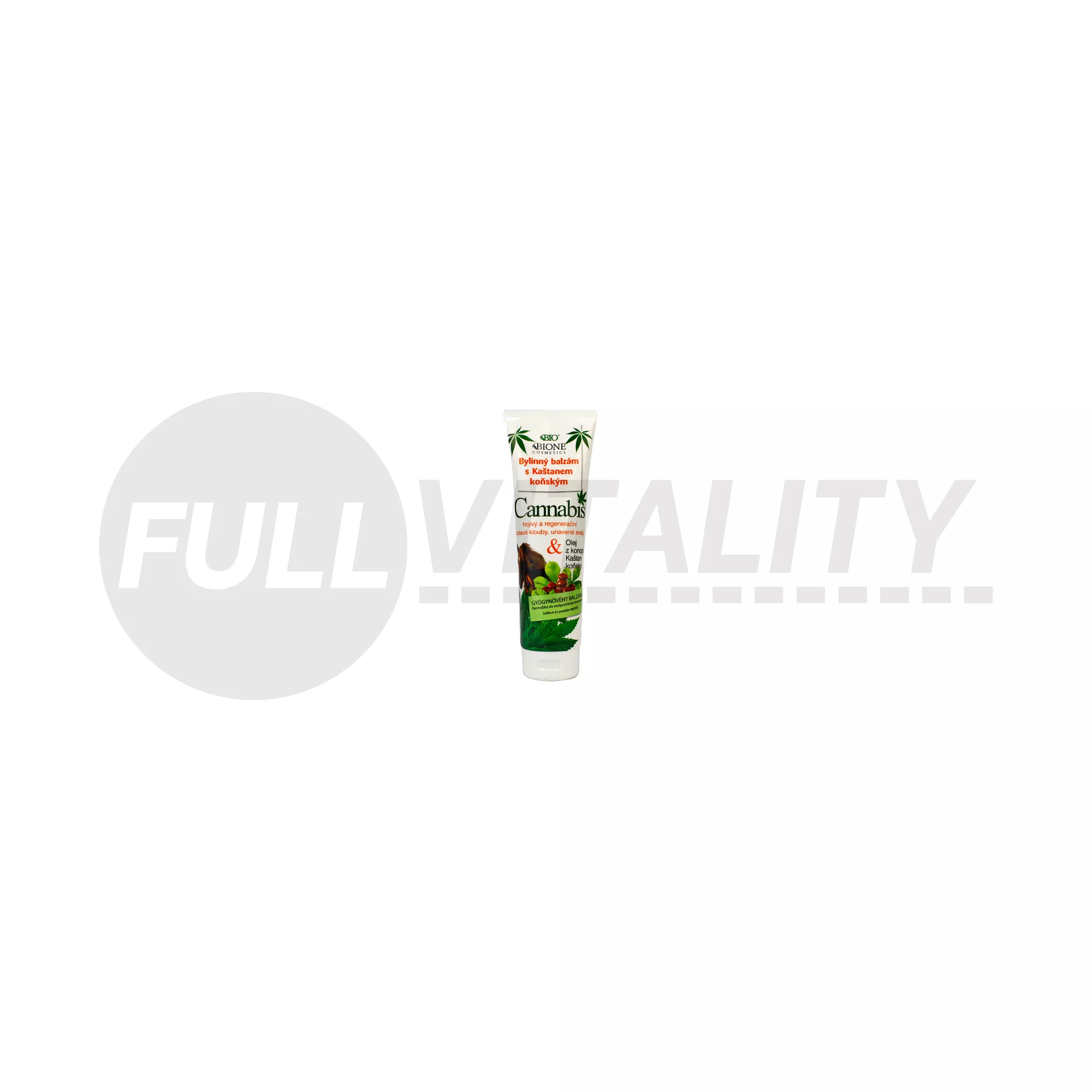 BIONE COSMETICS CANNABIS GYÓGYNÖVÉNY BALZSAM VADGESZTENYE KIVONATTAL 300ML
