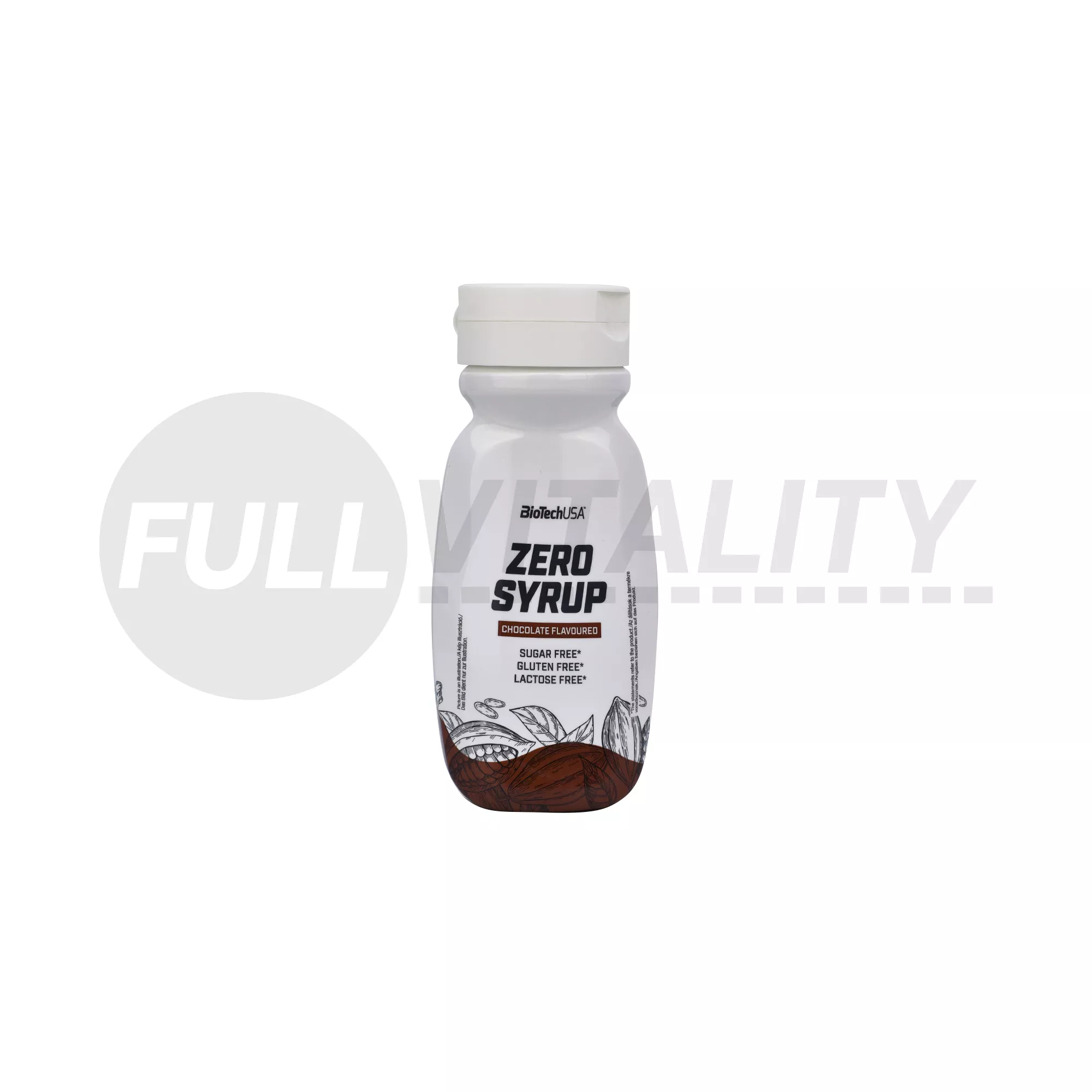BIOTECHUSA LAKTÓZMENTES ZERO SYRUP CSOKOLÁDÉ 320ML
