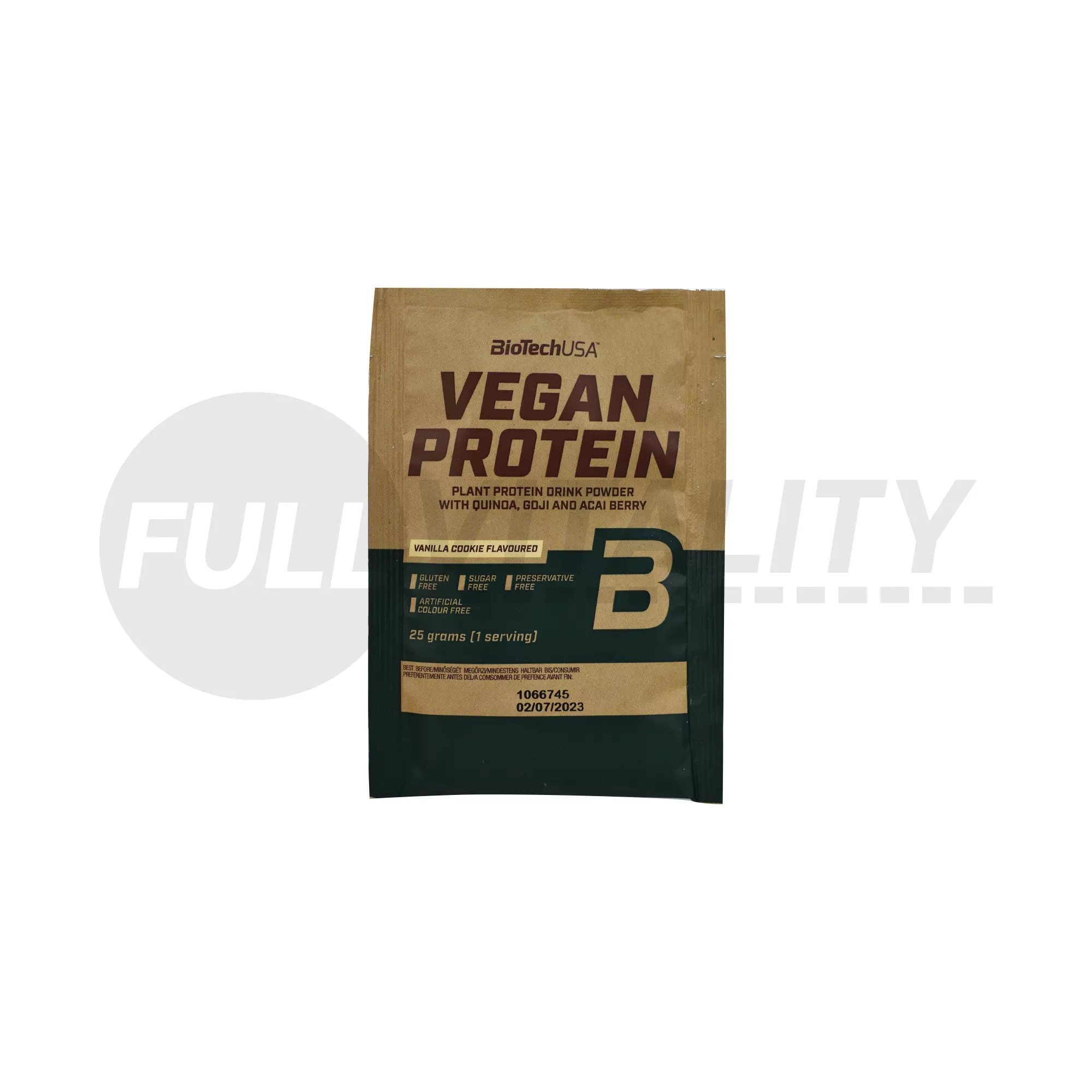 BIOTECHUSA VEGAN PROTEIN VANÍLIÁS SÜTEMÉNY ÍZŰ 25G