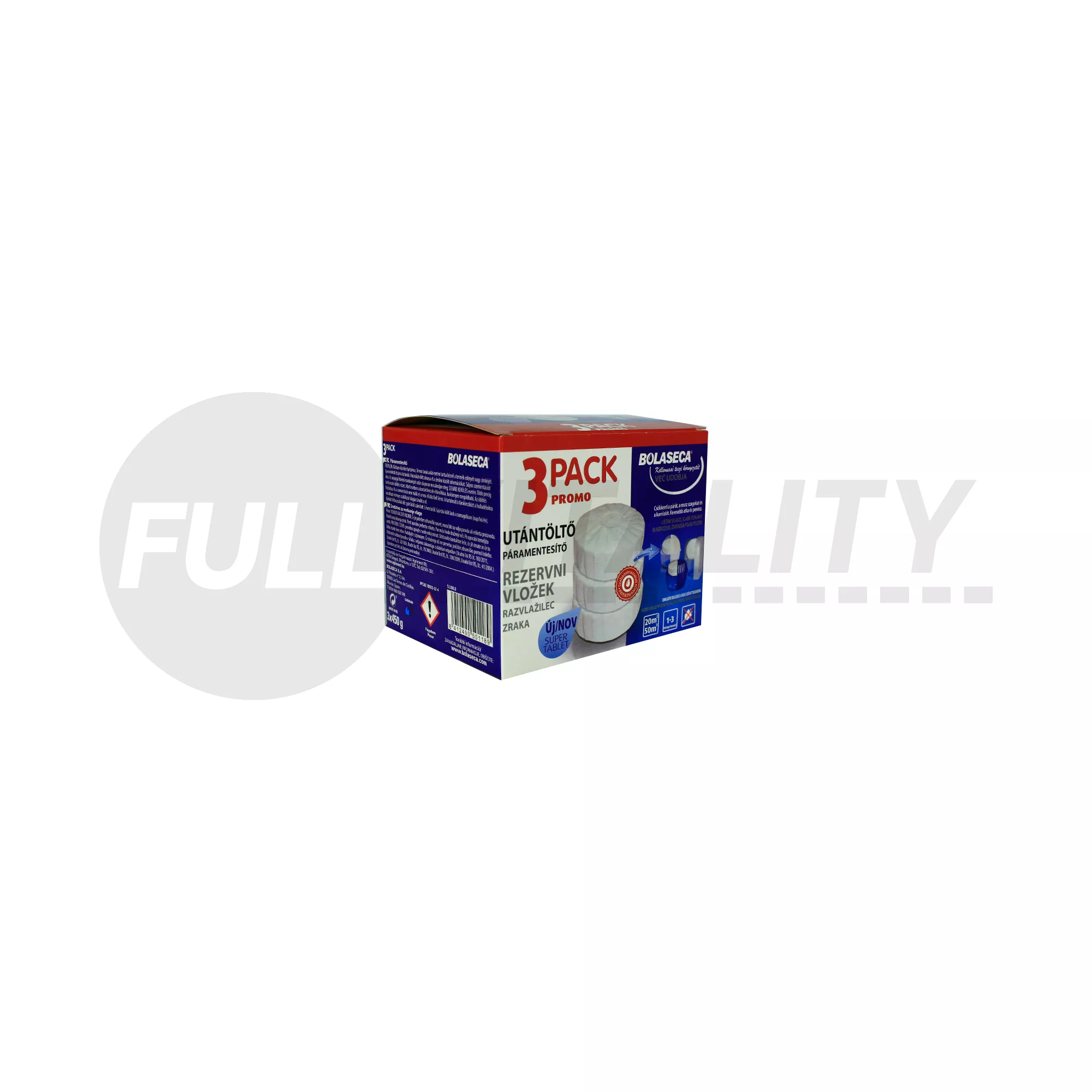 BOLASECA PÁRAMENTESÍTŐ UTÁNTÖLTŐ 3DB