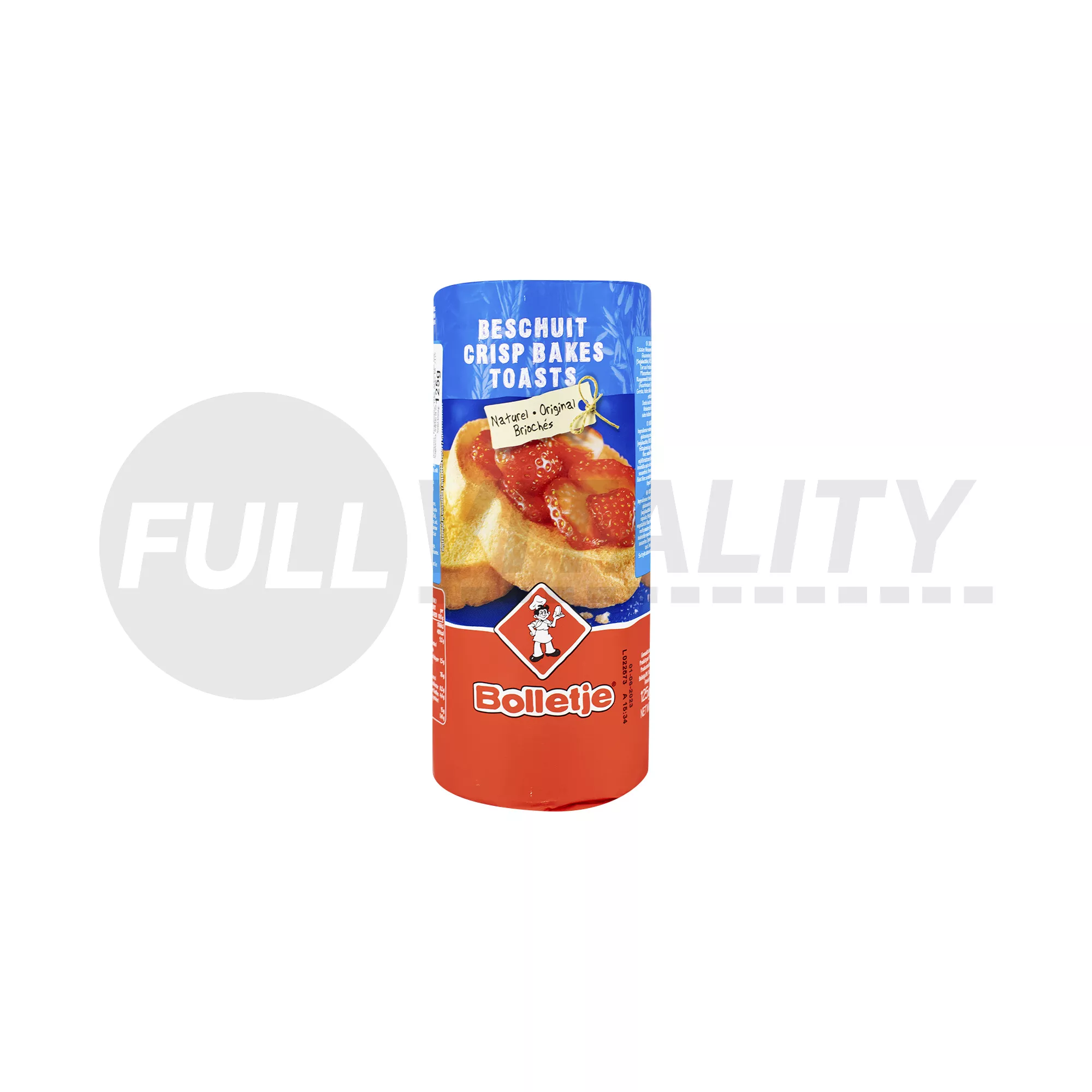 BOLLETJE NATÚR KÉTSZERSÜLT 125G