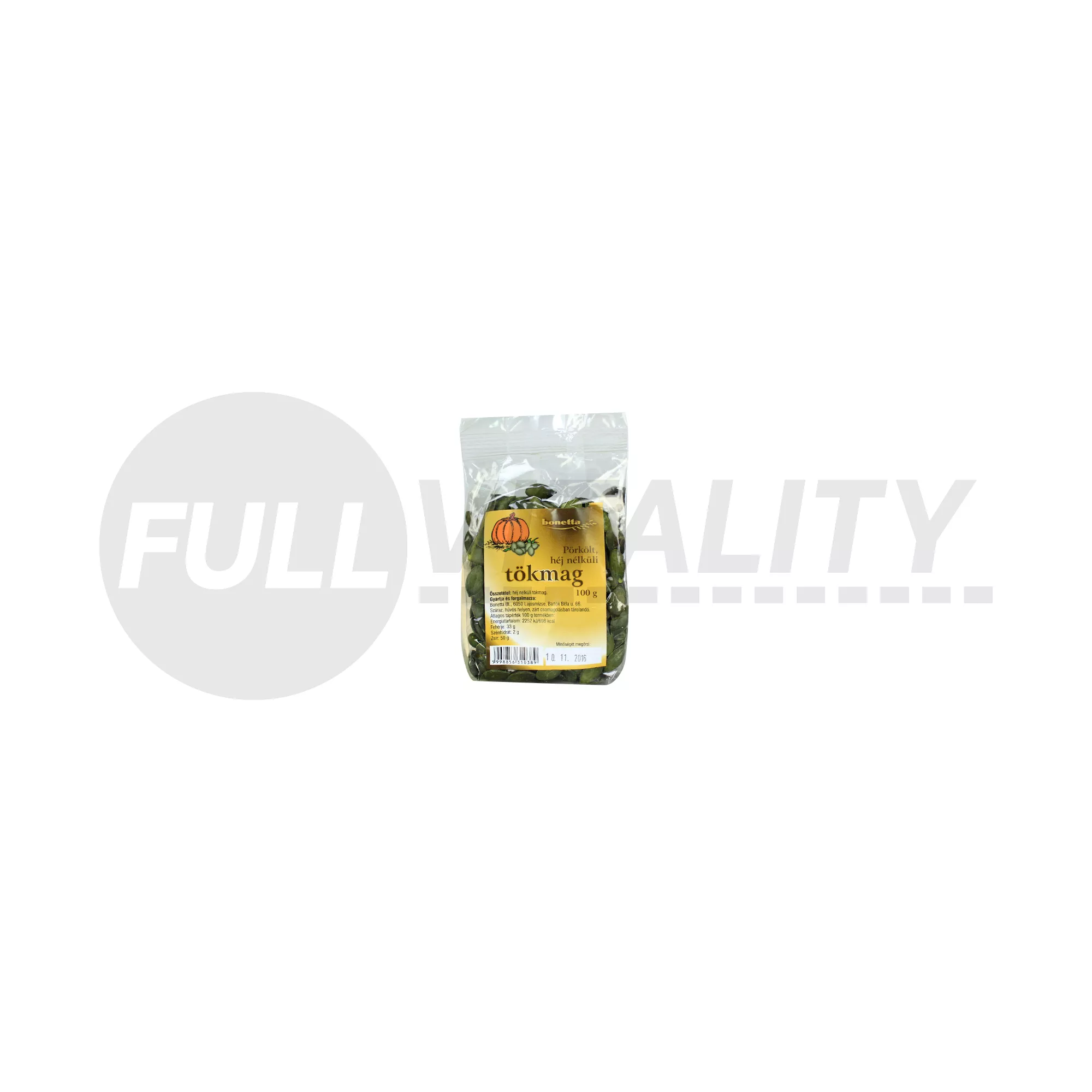 BONETTA PÖRKÖLT TÖKMAG HÉJNÉLKÜLI 100G