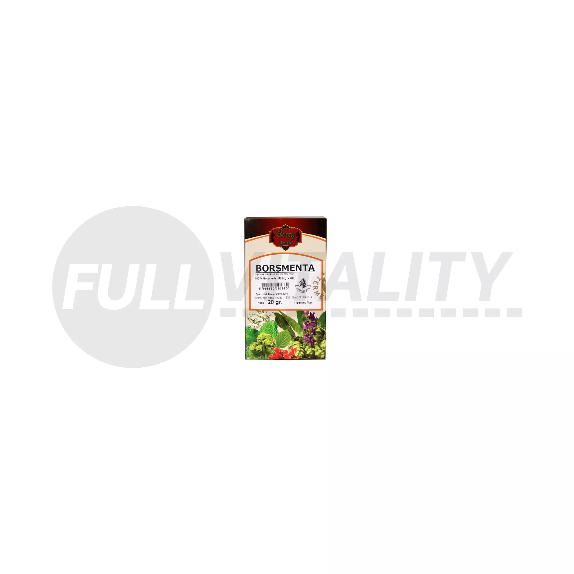 BOSZY TEA BORSMENTA FILTERES 20DB