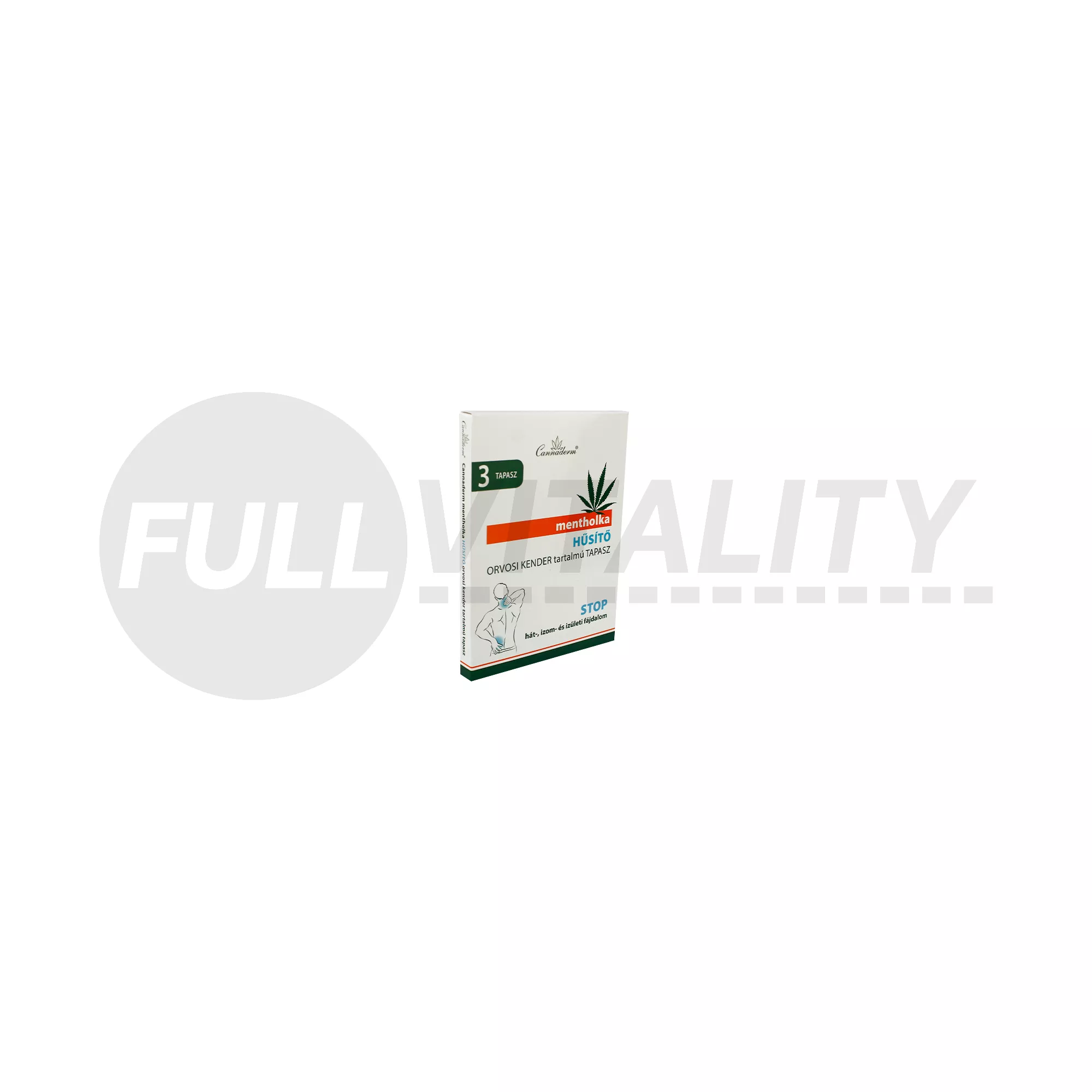 CANNADERM MENTHOLKA HŰSÍTŐ TAPASZ 3DB