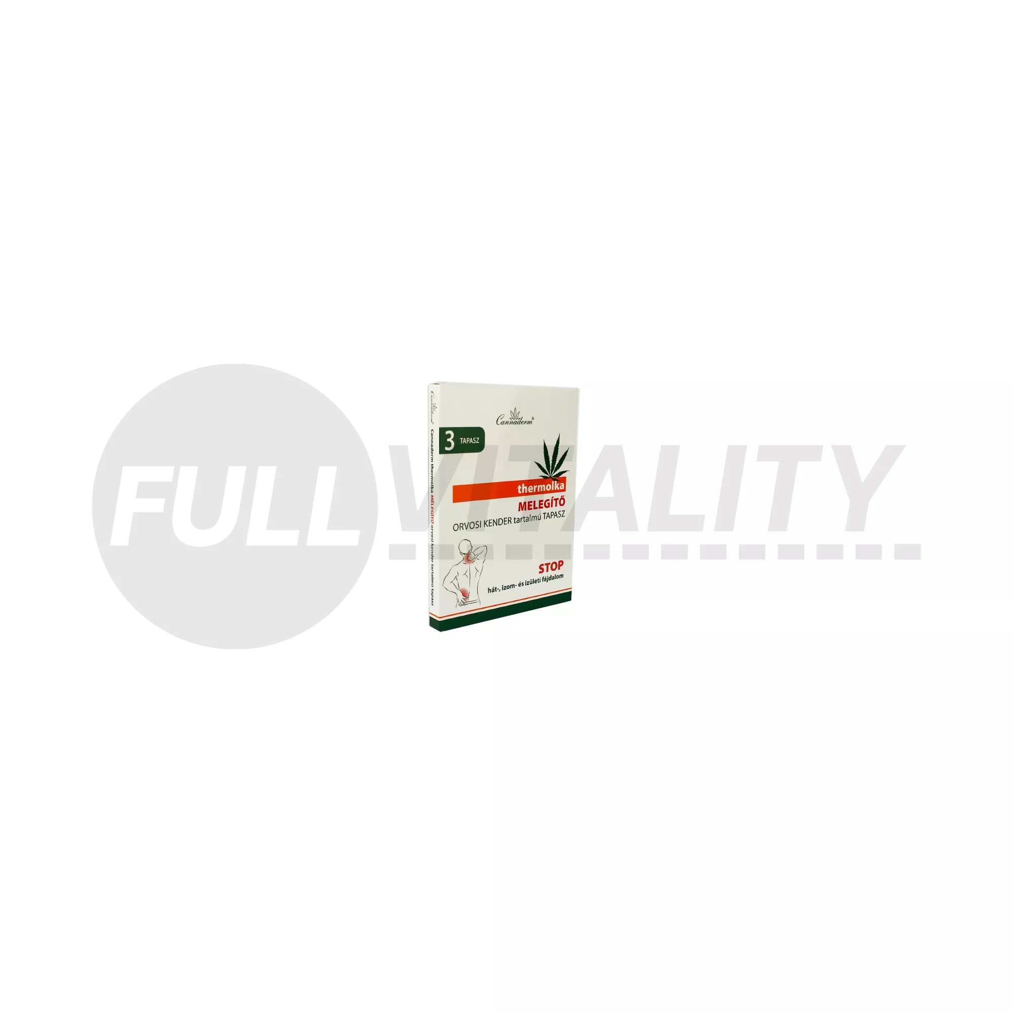 CANNADERM THERMOLKA MELEGÍTŐ TAPASZ 3DB