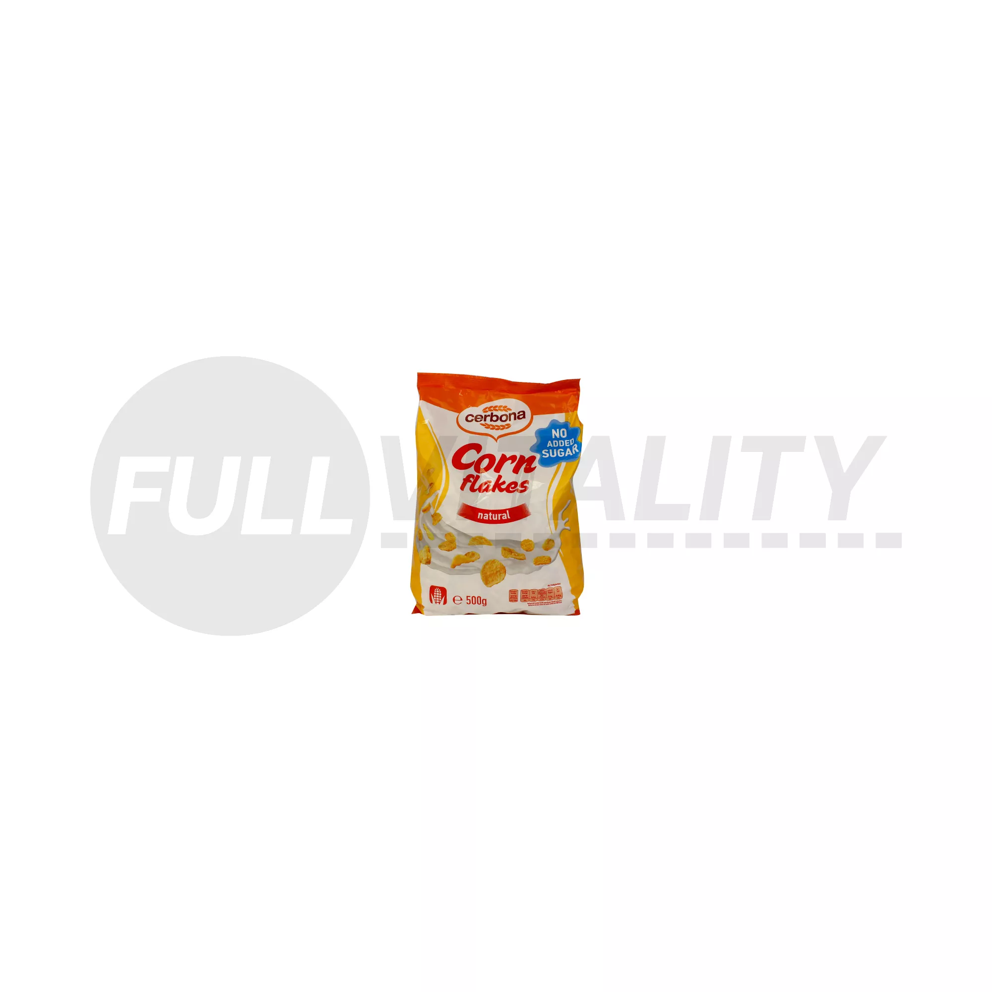 CERBONA CORN FLAKES KUKORICAPEHELY HOZZÁADOTT CUKOR NÉLKÜL 500G