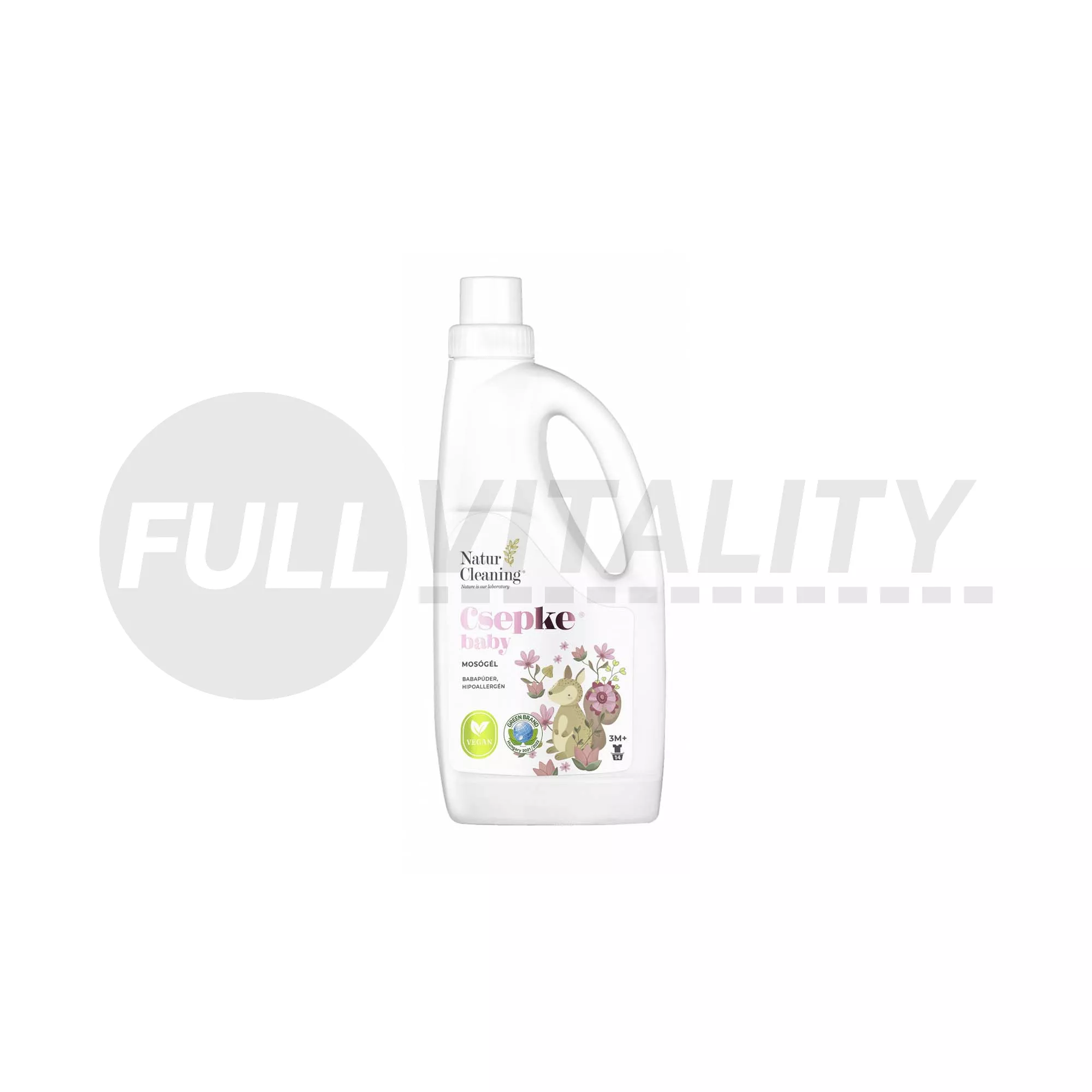 CSEPKE BABY 3M+ MOSÓGÉL BABAPÚDER ILLATTAL 1000ML