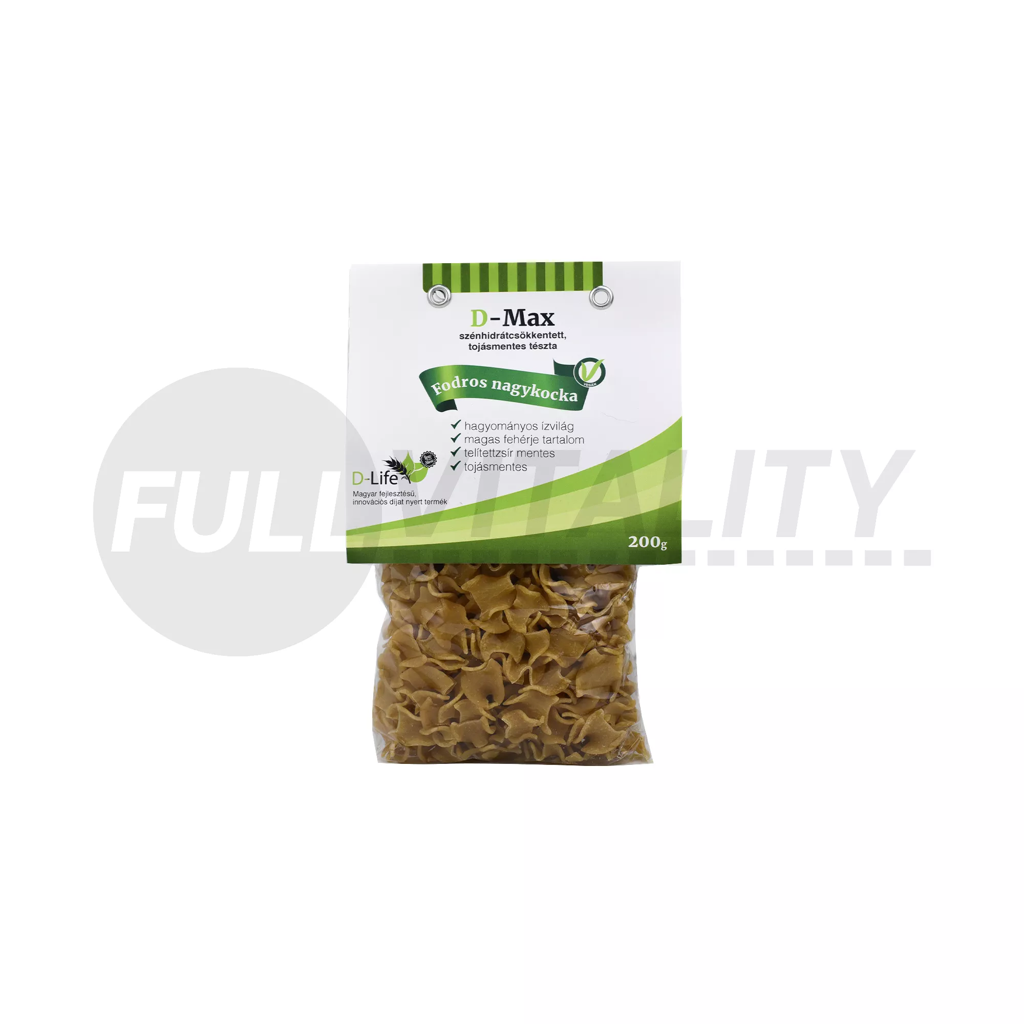 D-LIFE SZÉNHIDRÁTCSÖKKENTETT FODROS KOCKA TÉSZTA 200G