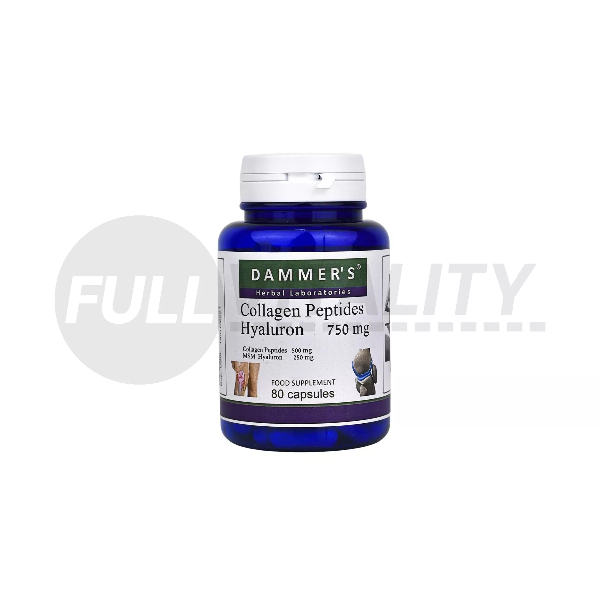 DAMMERS COLLAGEN PEPTIDES HYALURON KAPSZULA 80DB