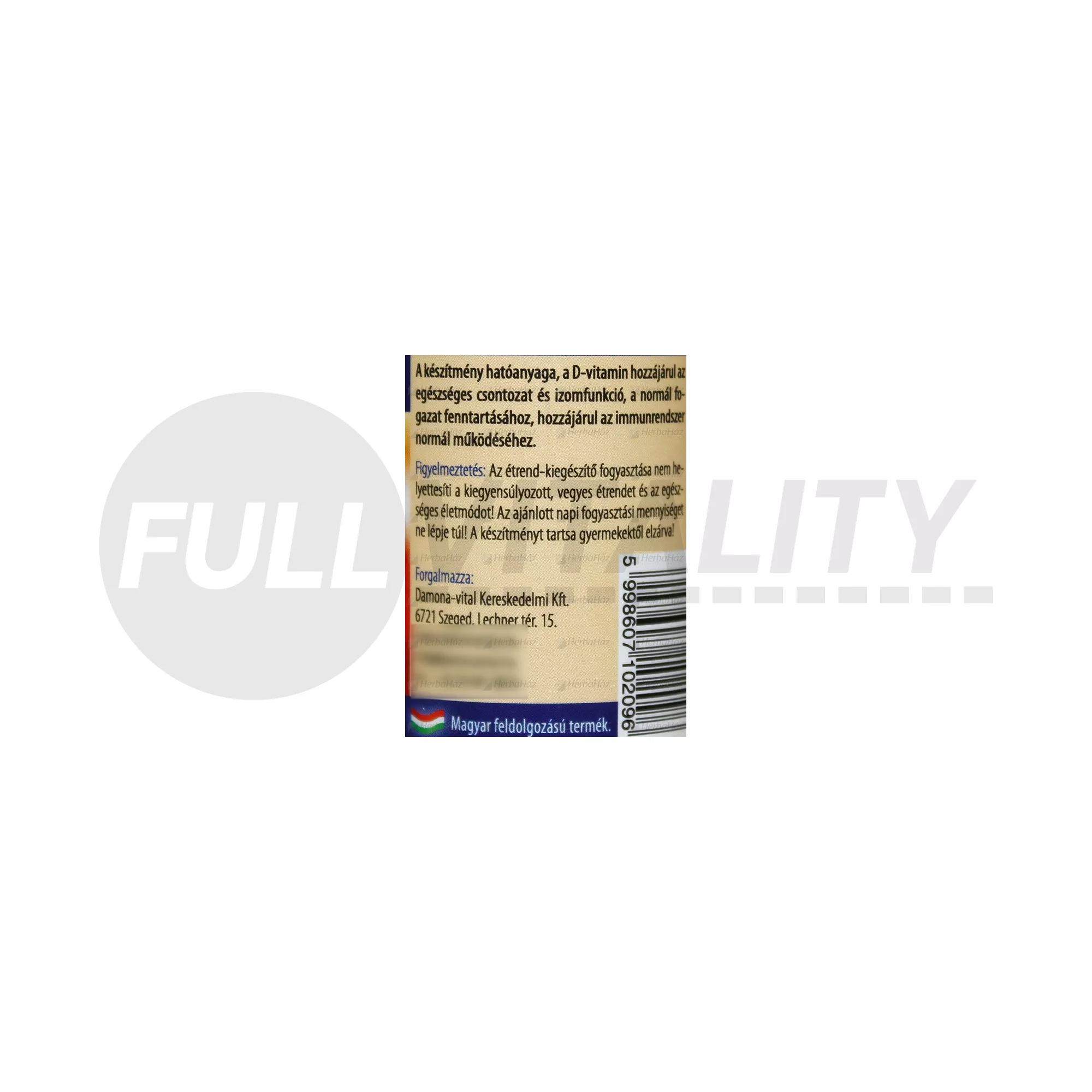 DAMONA D3-VITAMIN 2000NE TABLETTA 100DB