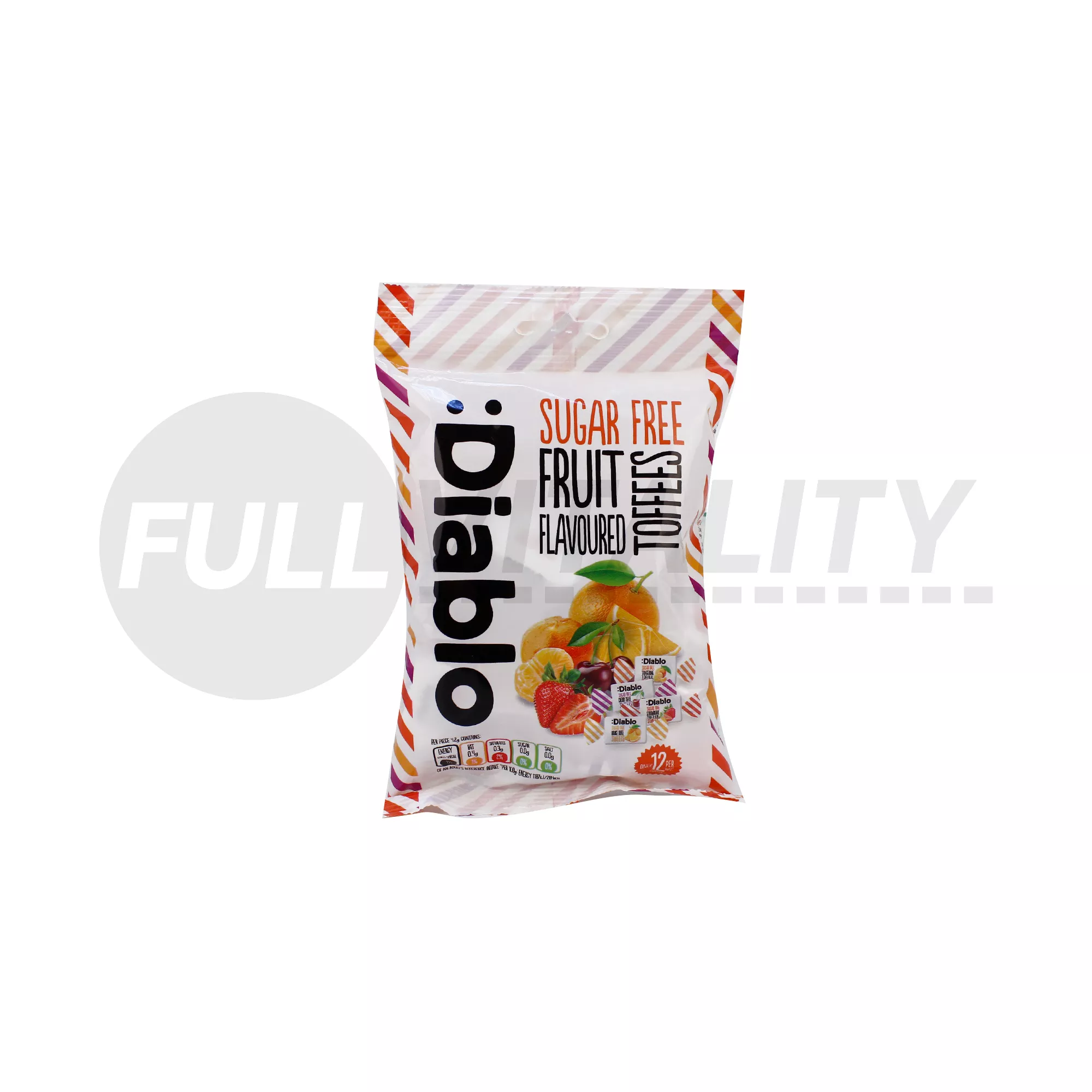 DIABLO CUKORMENTES GYÜMÖLCSKARAMELLA 75G