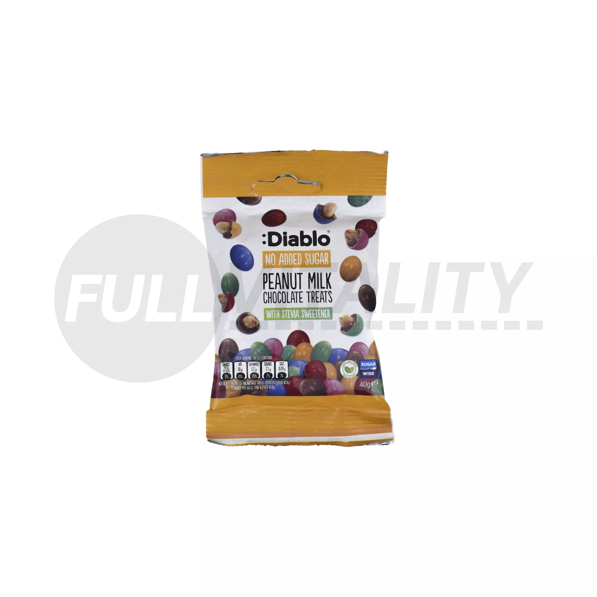 DIABLO MOGYORÓ DRAZSÉ TEJCSOKIS HOZZÁADOTT CUKROT NEM TARTALMAZ 40G