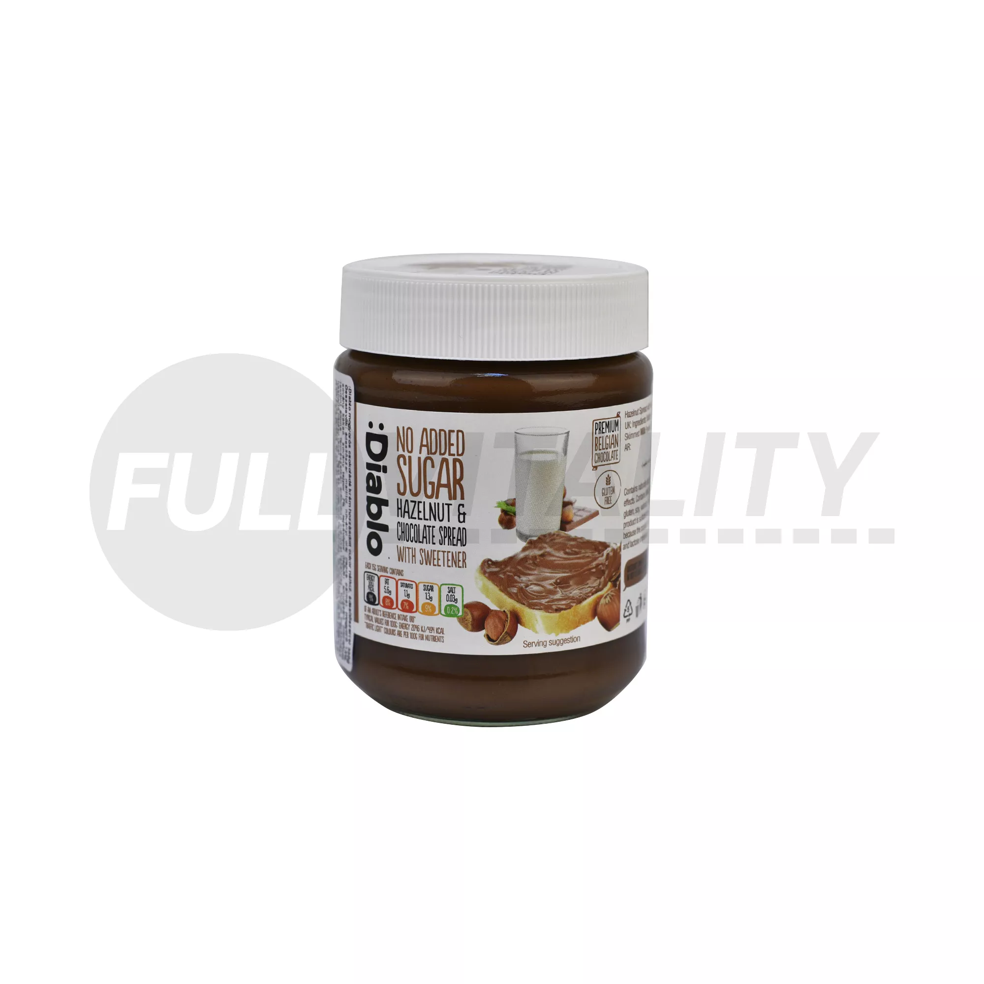 DIABLO MOGYORÓKRÉM HOZZÁADOTT CUKOR NÉLKÜLI 350G