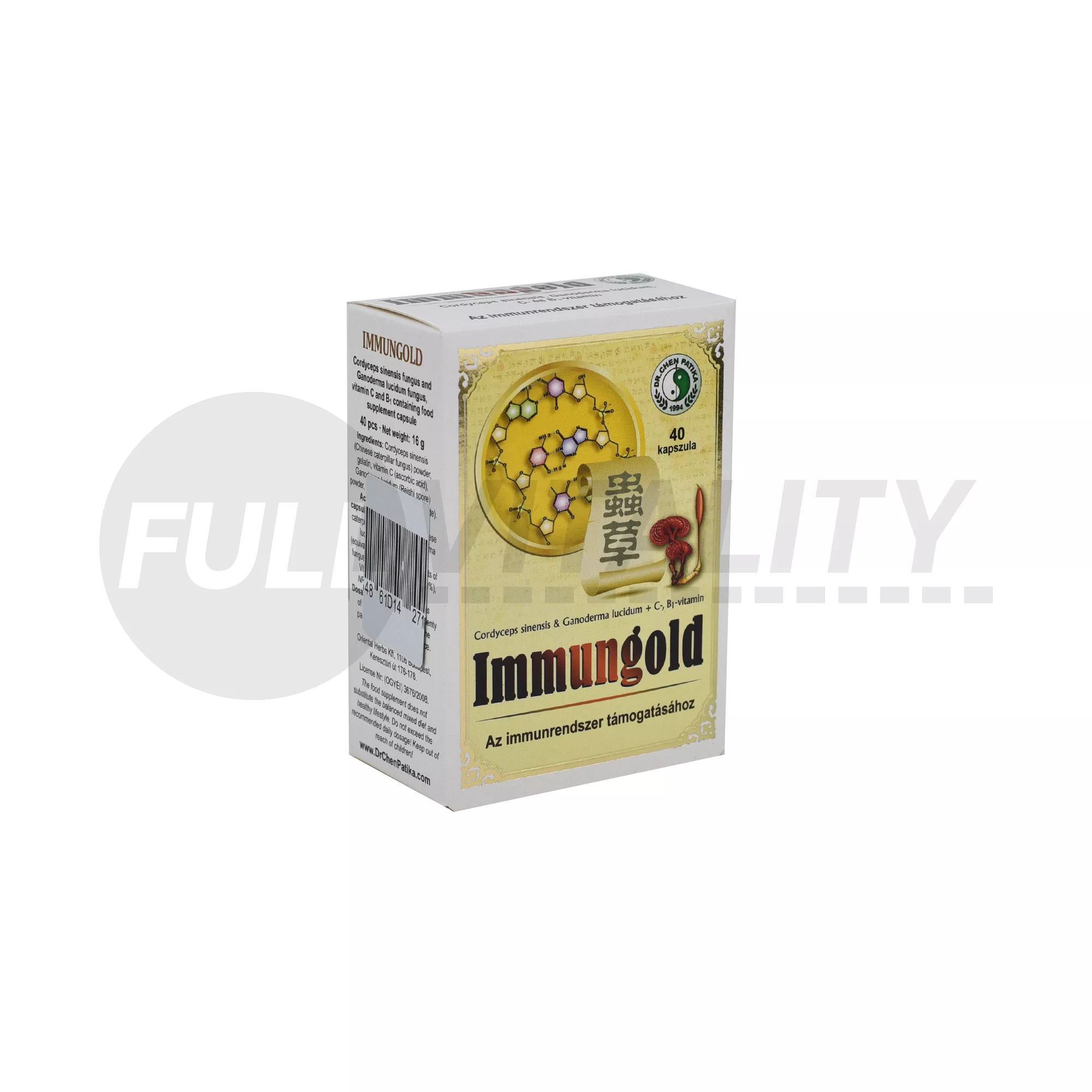 DR.CHEN IMMUNGOLD 400MG KAPSZULA 40DB